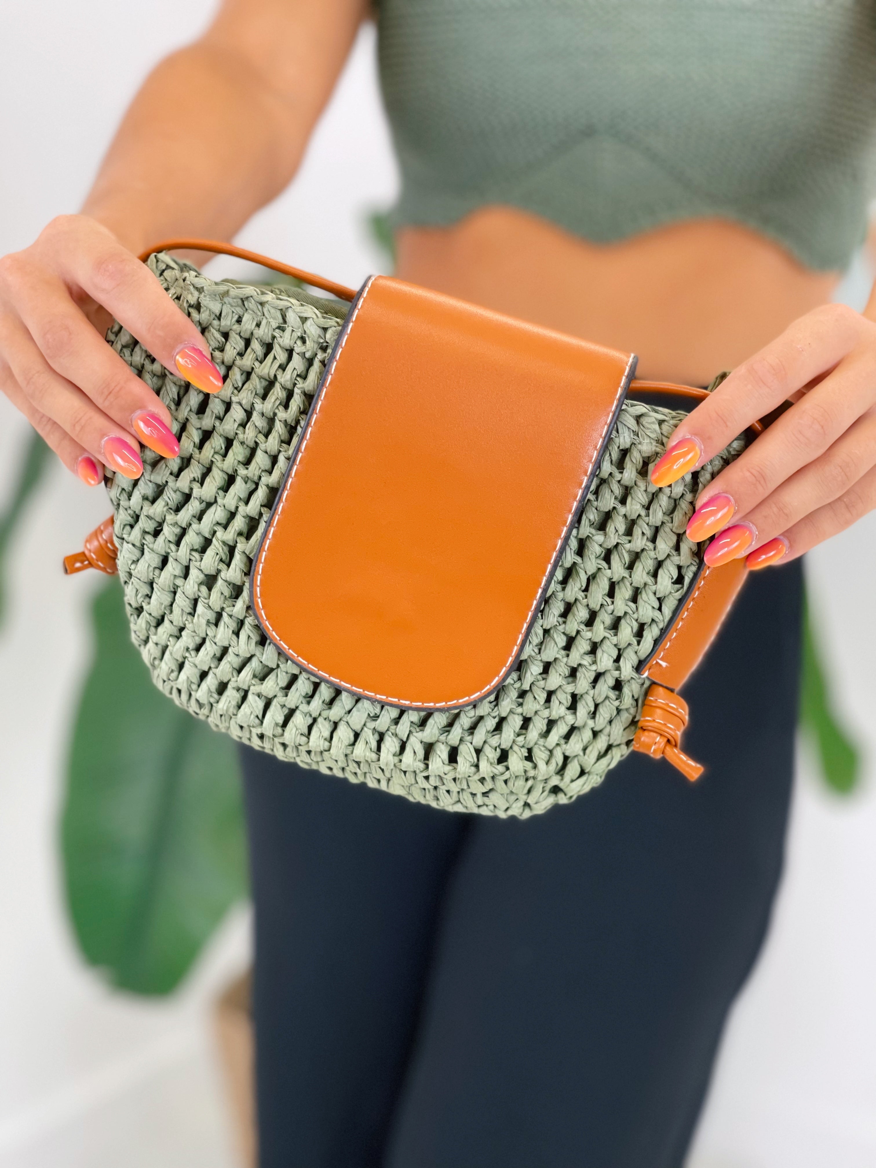 Bolso de rafia solapa - Zebra&Maduixa®