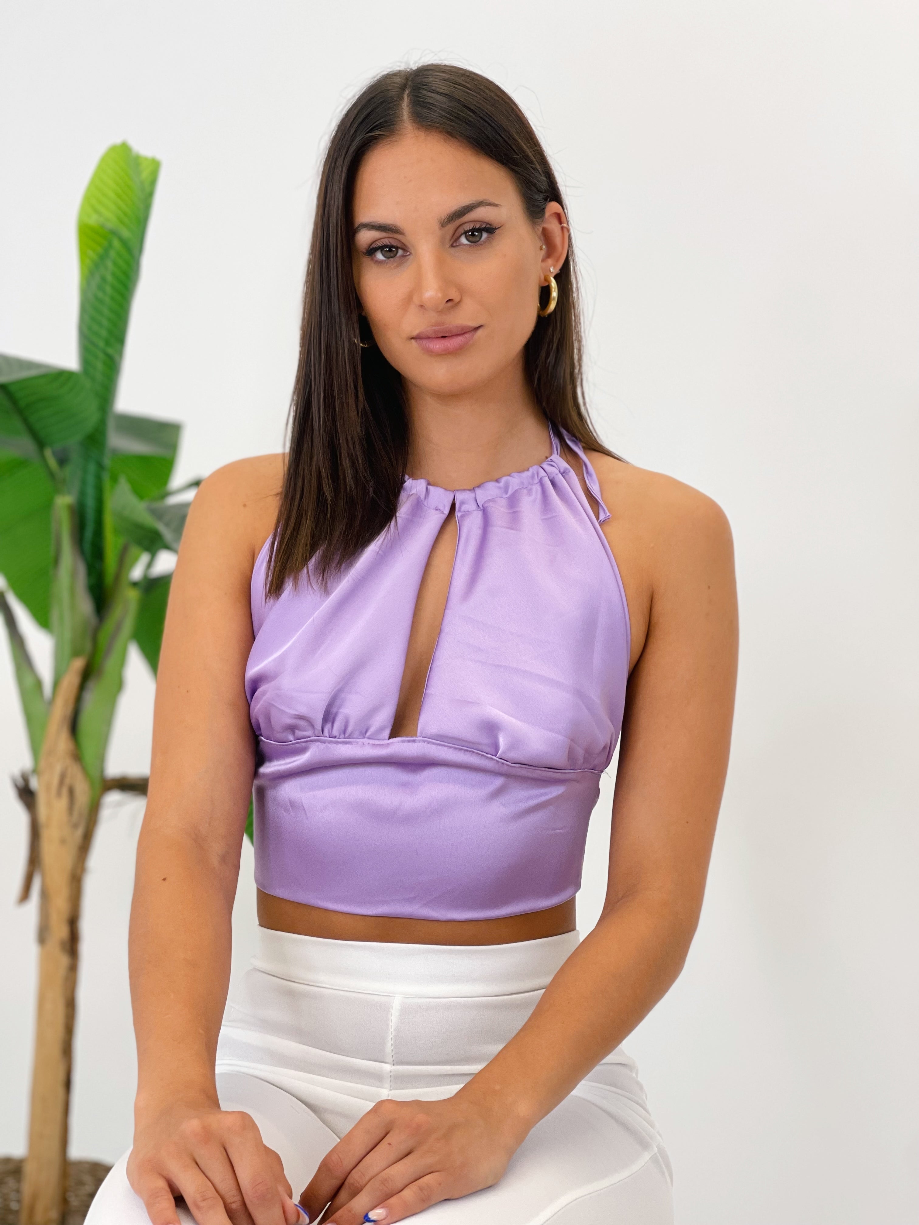 Top halter satén - Zebra&Maduixa®