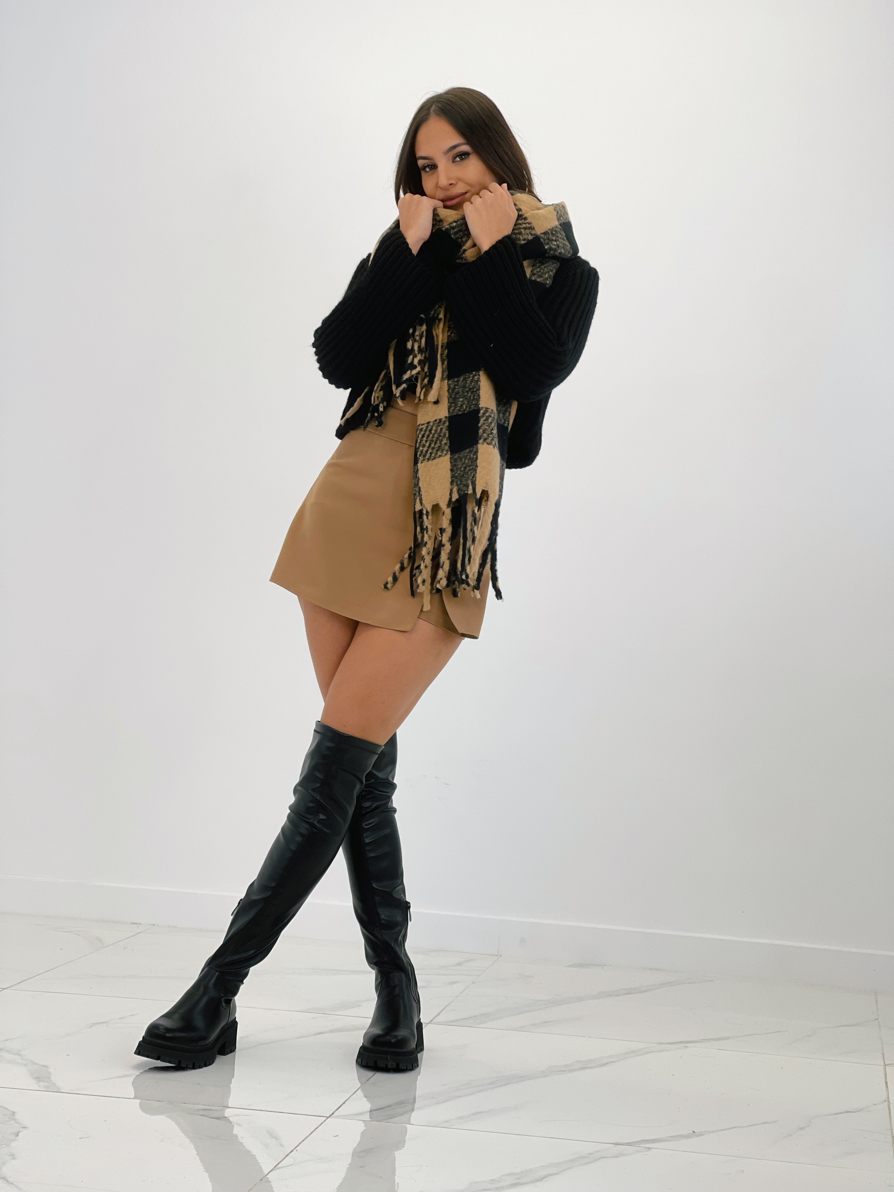 Bufanda cuadros bitono - Zebra&Maduixa®