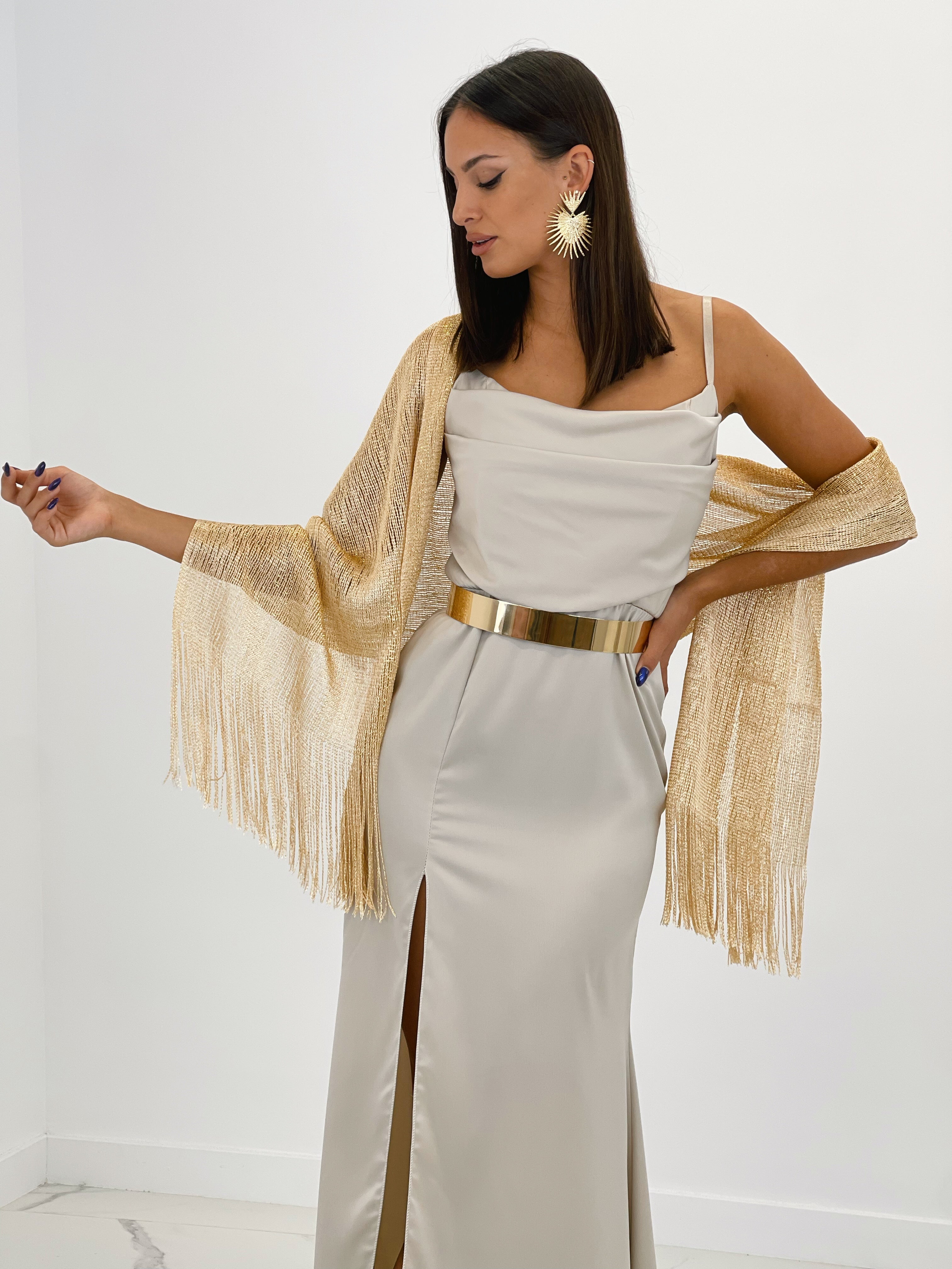 Vestit llarg satinat Audrey