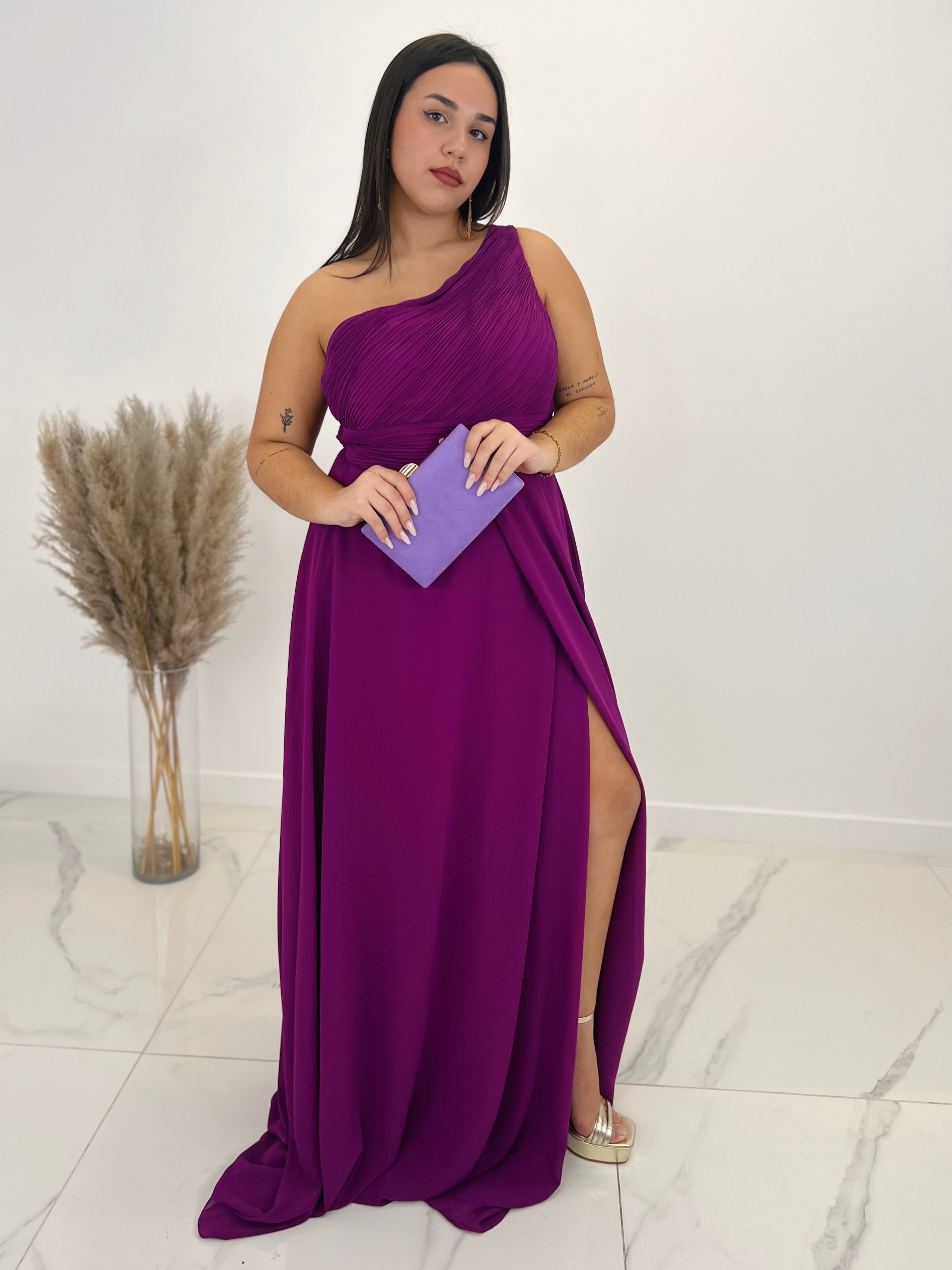 Vestido drapeado romano Julia - Zebra&Maduixa®