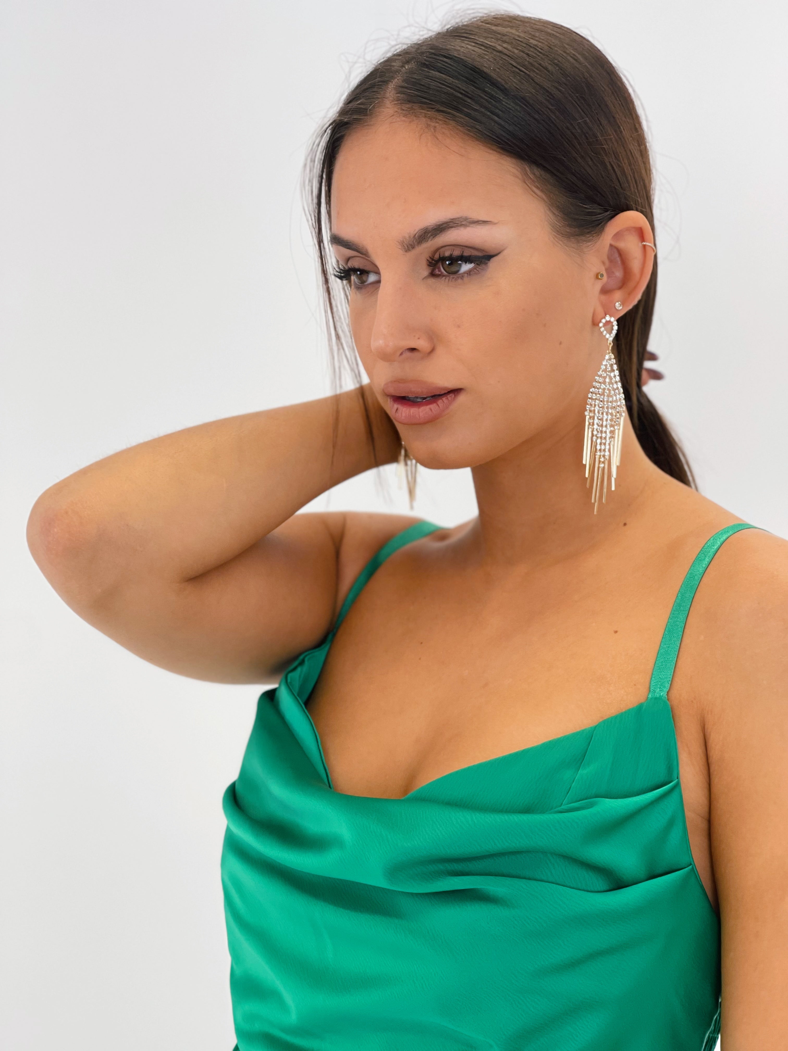 Vestit llarg satinat Audrey