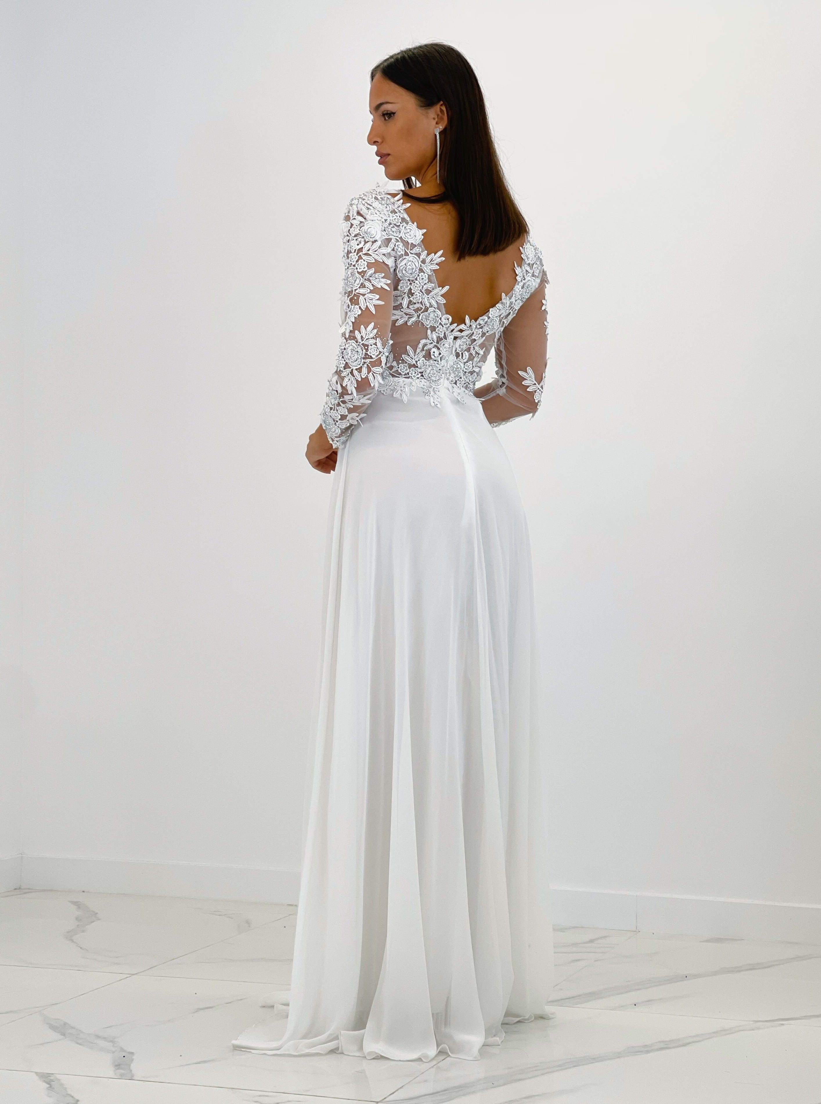 Vestido ceremonia Atlantis Blanco - Zebra&Maduixa®