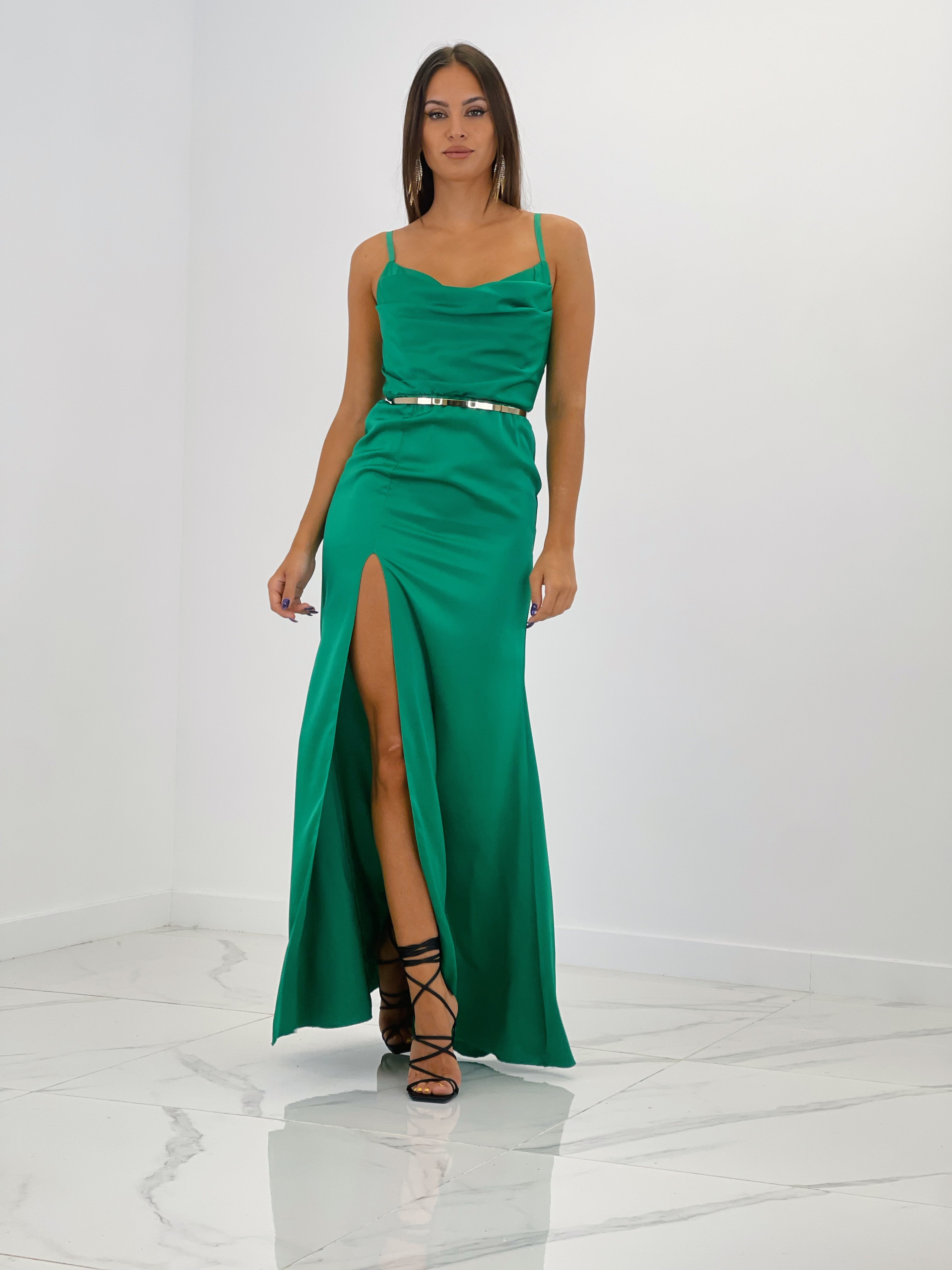 Vestit llarg satinat Audrey