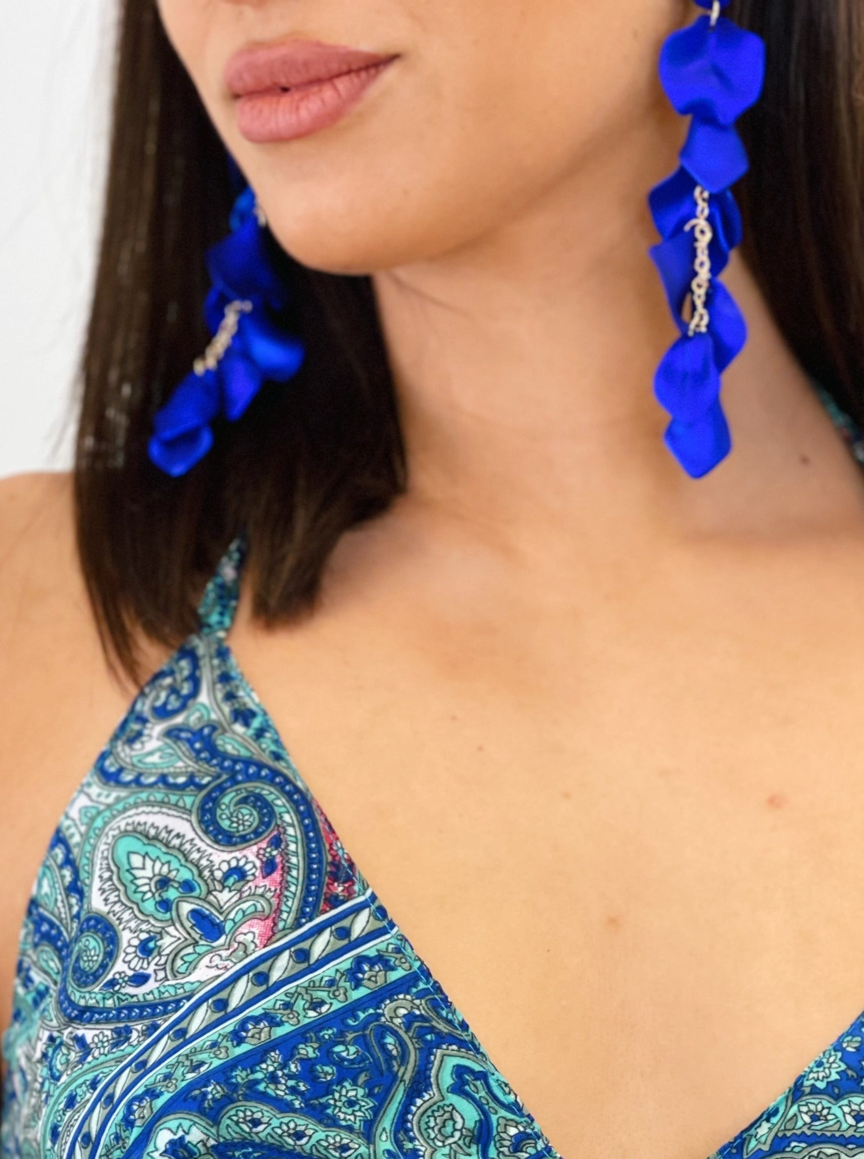 Pendientes pétalos cascada - Zebra&Maduixa®