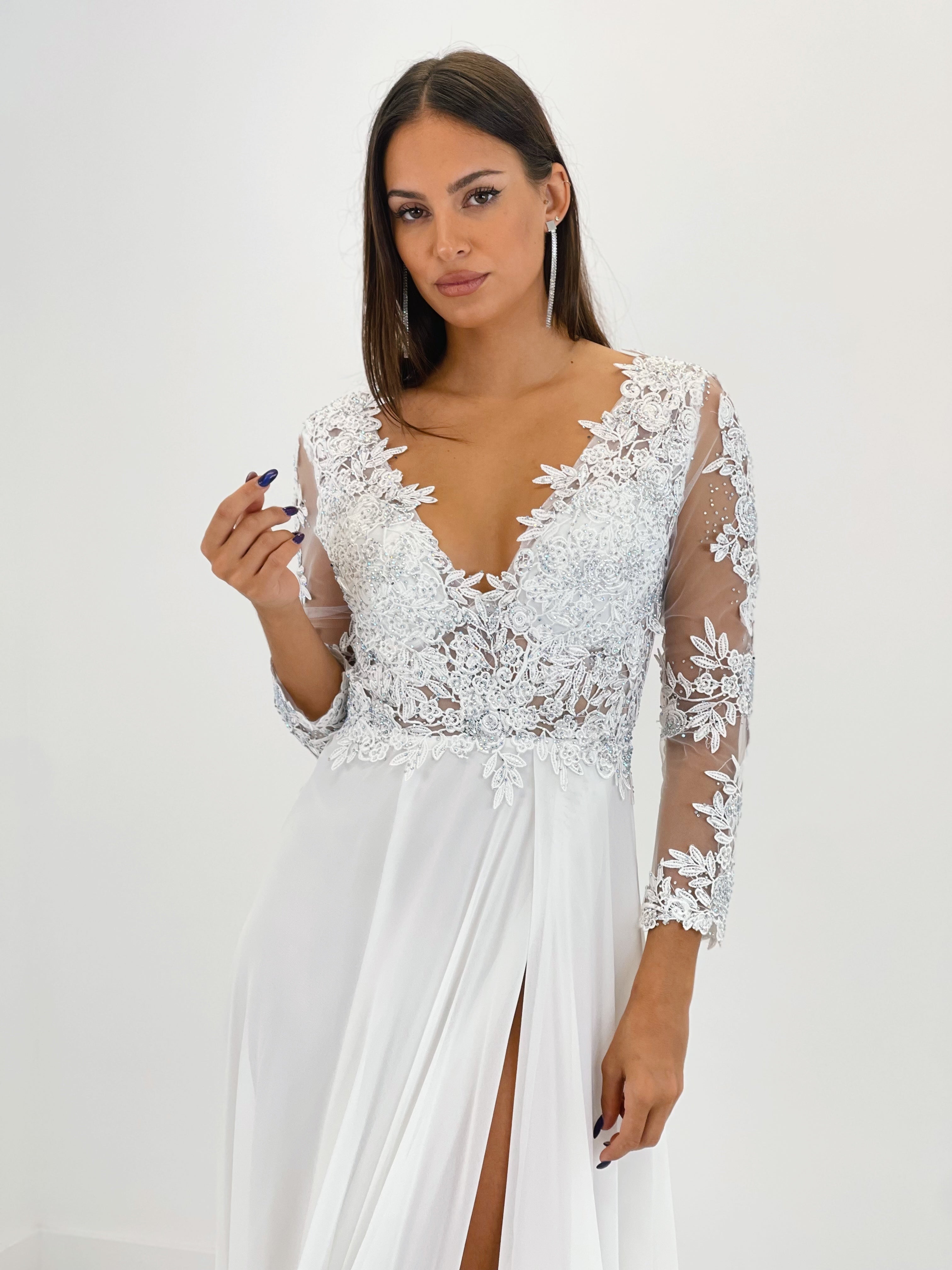 Vestido ceremonia Atlantis Blanco - Zebra&Maduixa®