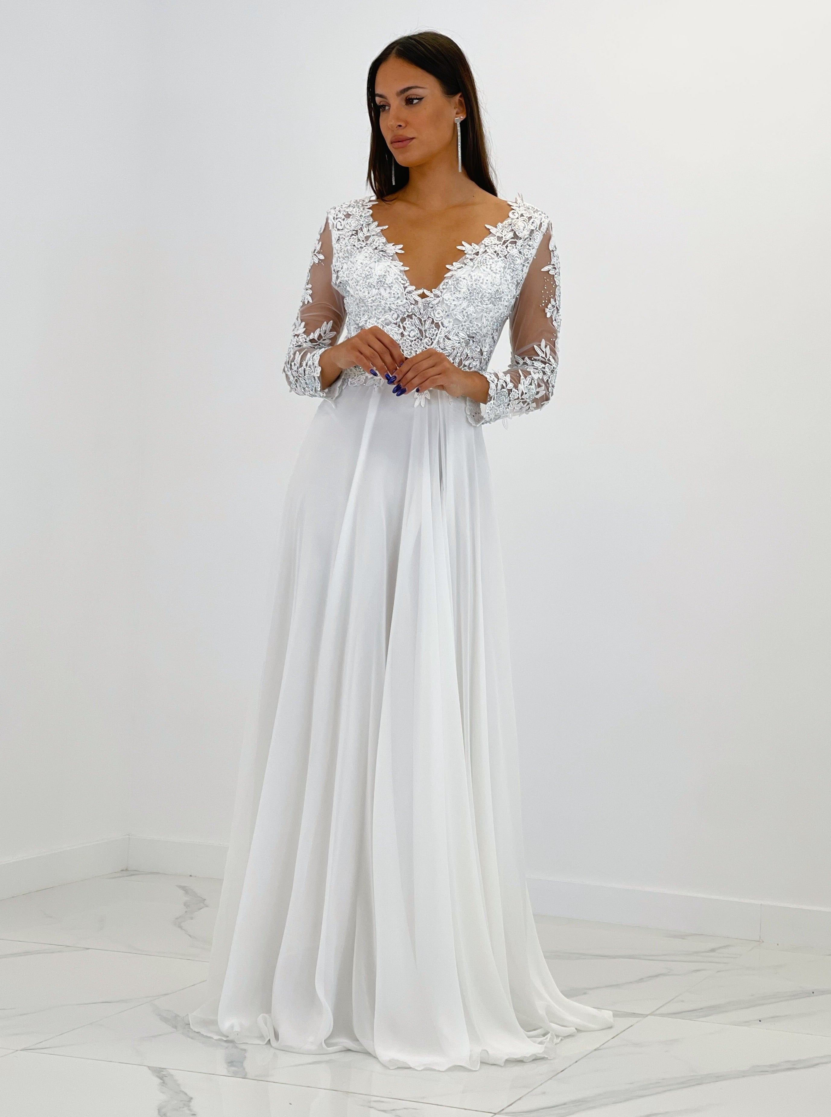 Vestido ceremonia Atlantis Blanco - Zebra&Maduixa®