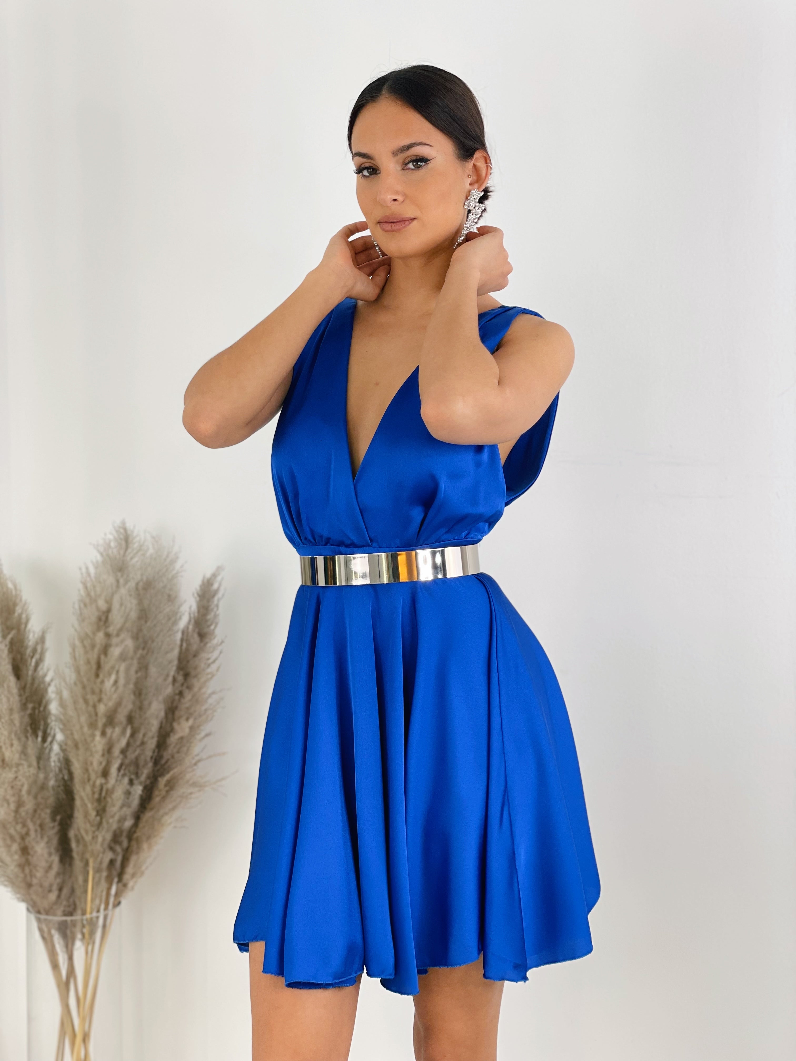 Cinturón metálico ancho plata 3cm | Zebra&Maduixa