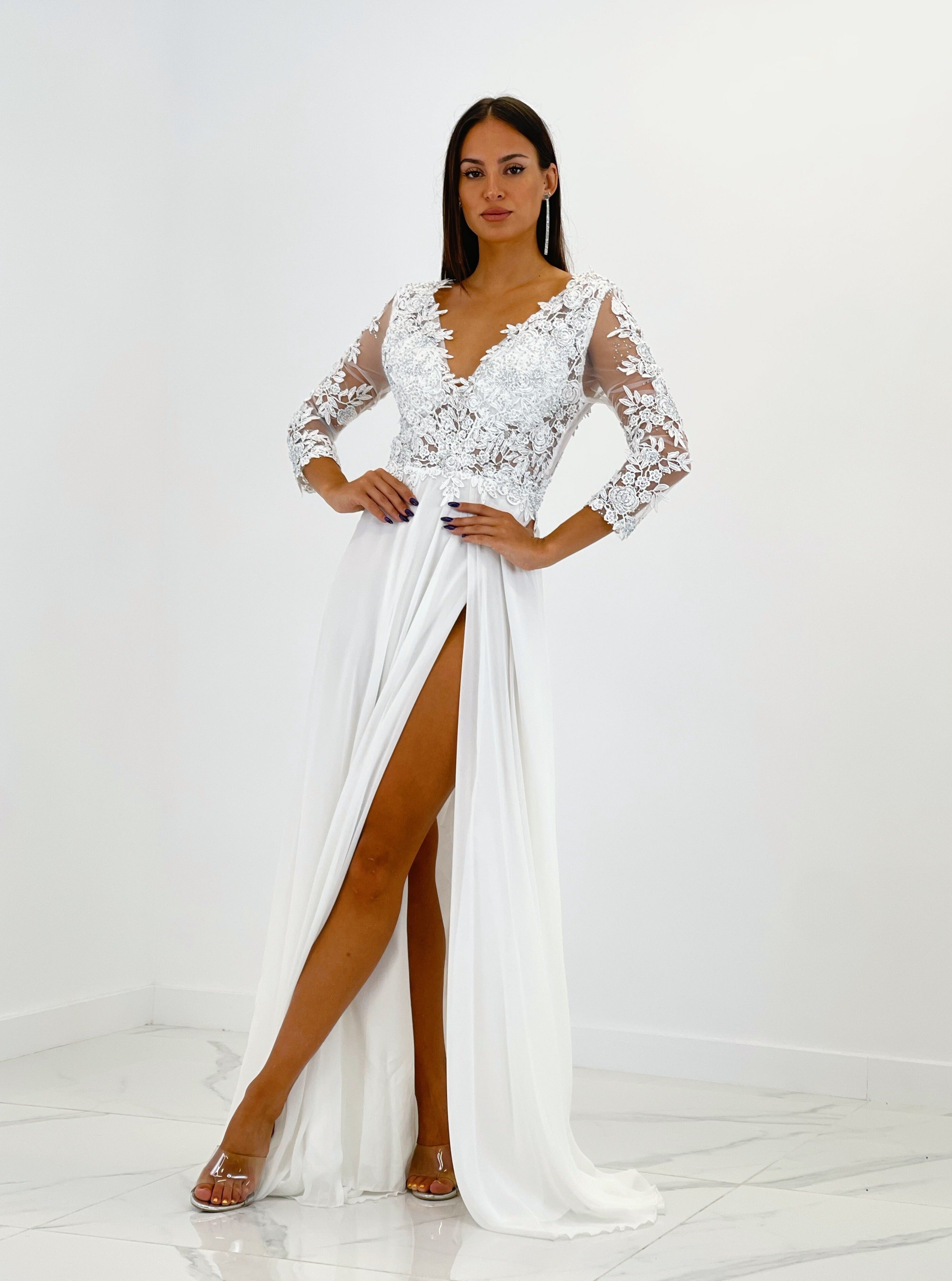 Vestido ceremonia Atlantis Blanco - Zebra&Maduixa®