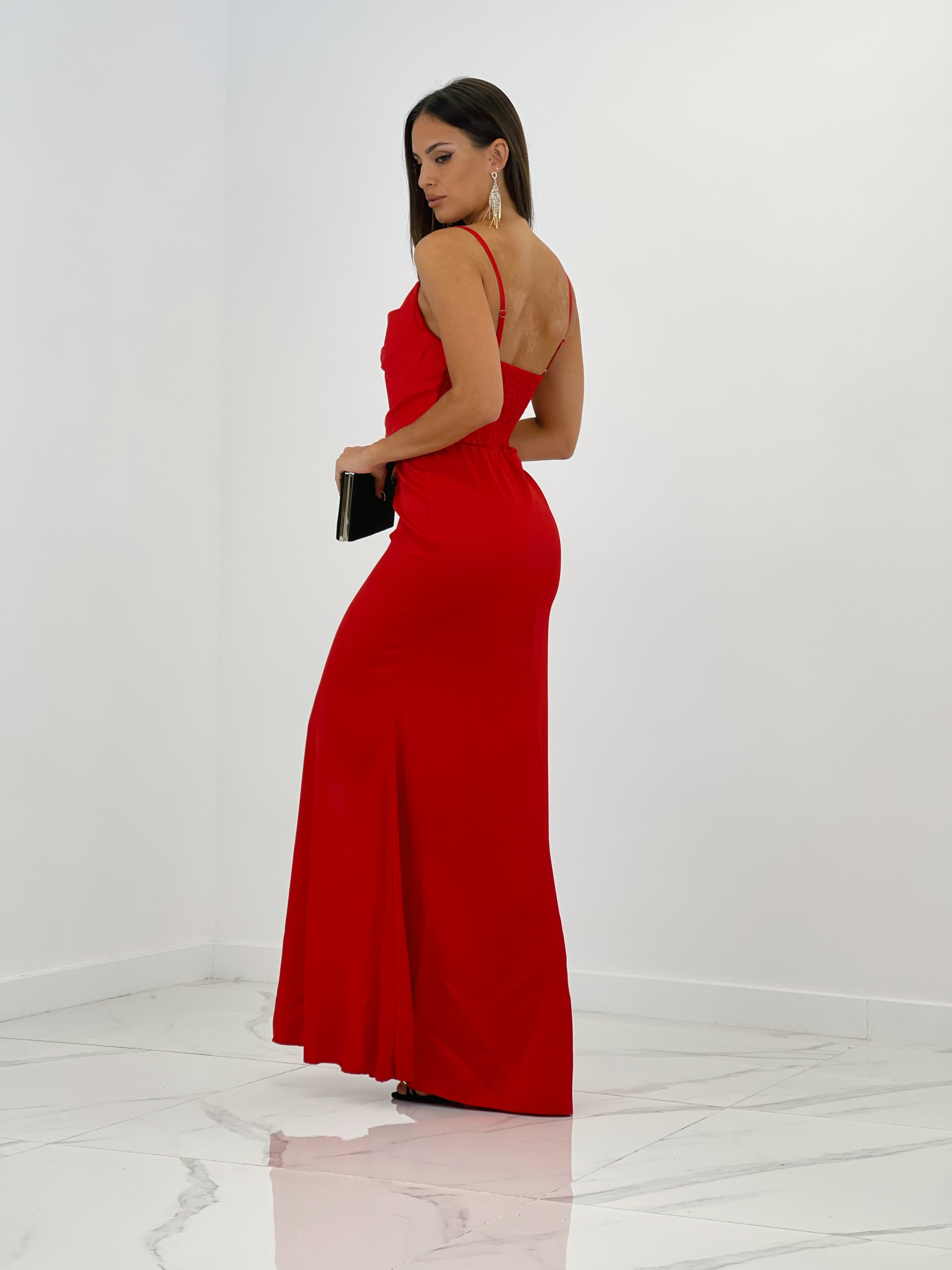 Vestit llarg satinat Audrey