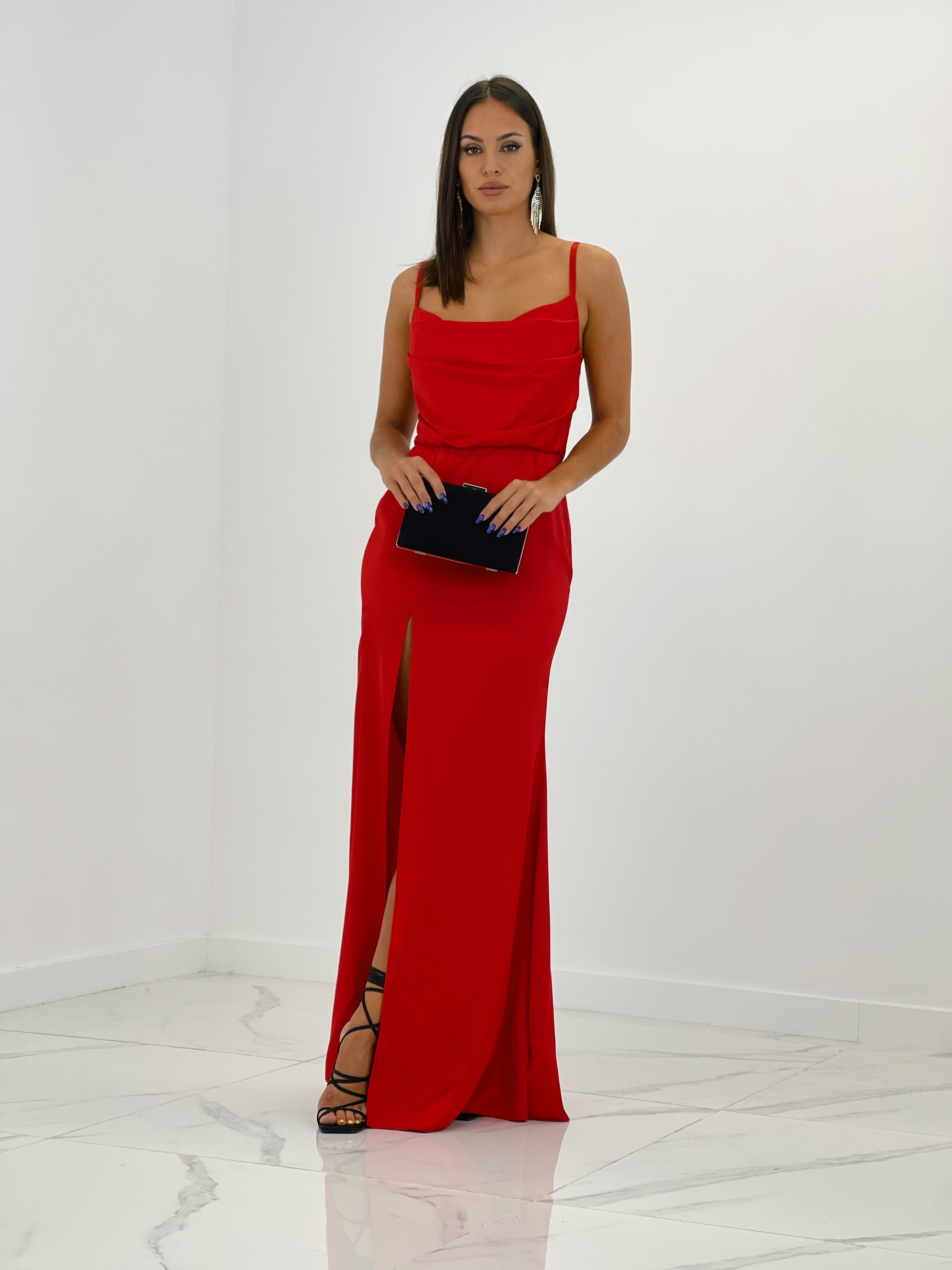 Vestit llarg satinat Audrey