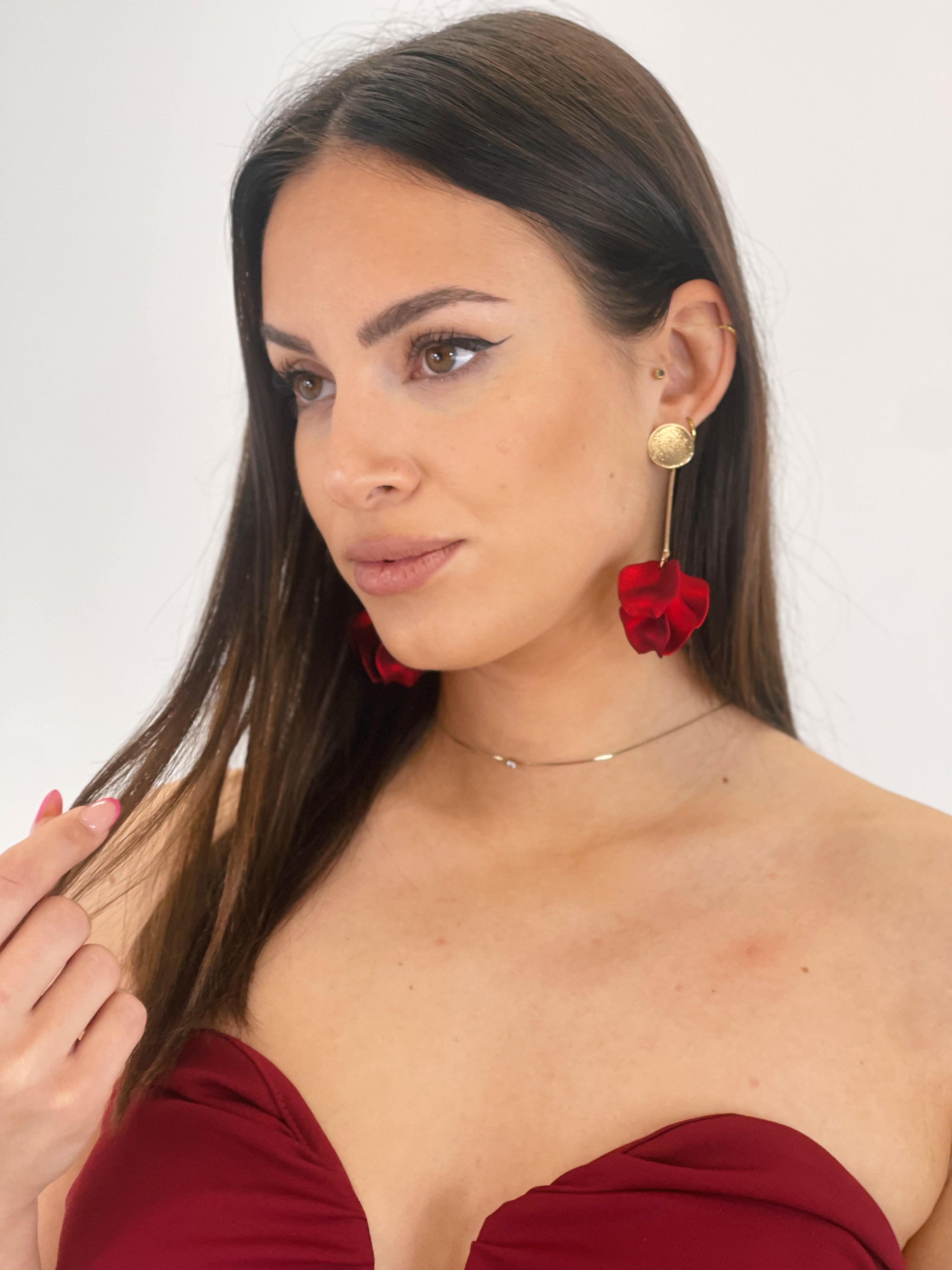 Arracades pètals ram