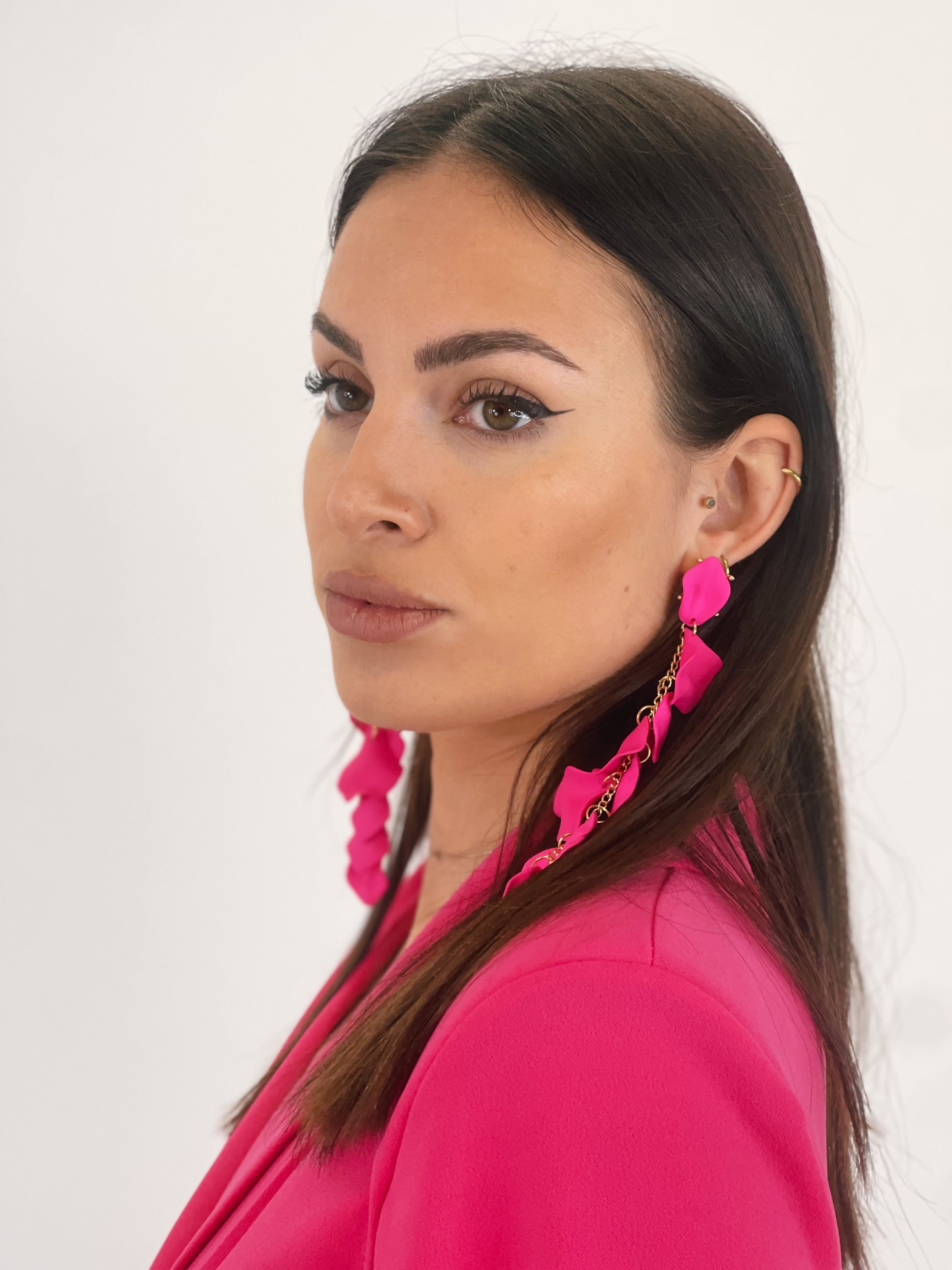 Pendientes pétalos cascada - Zebra&Maduixa®