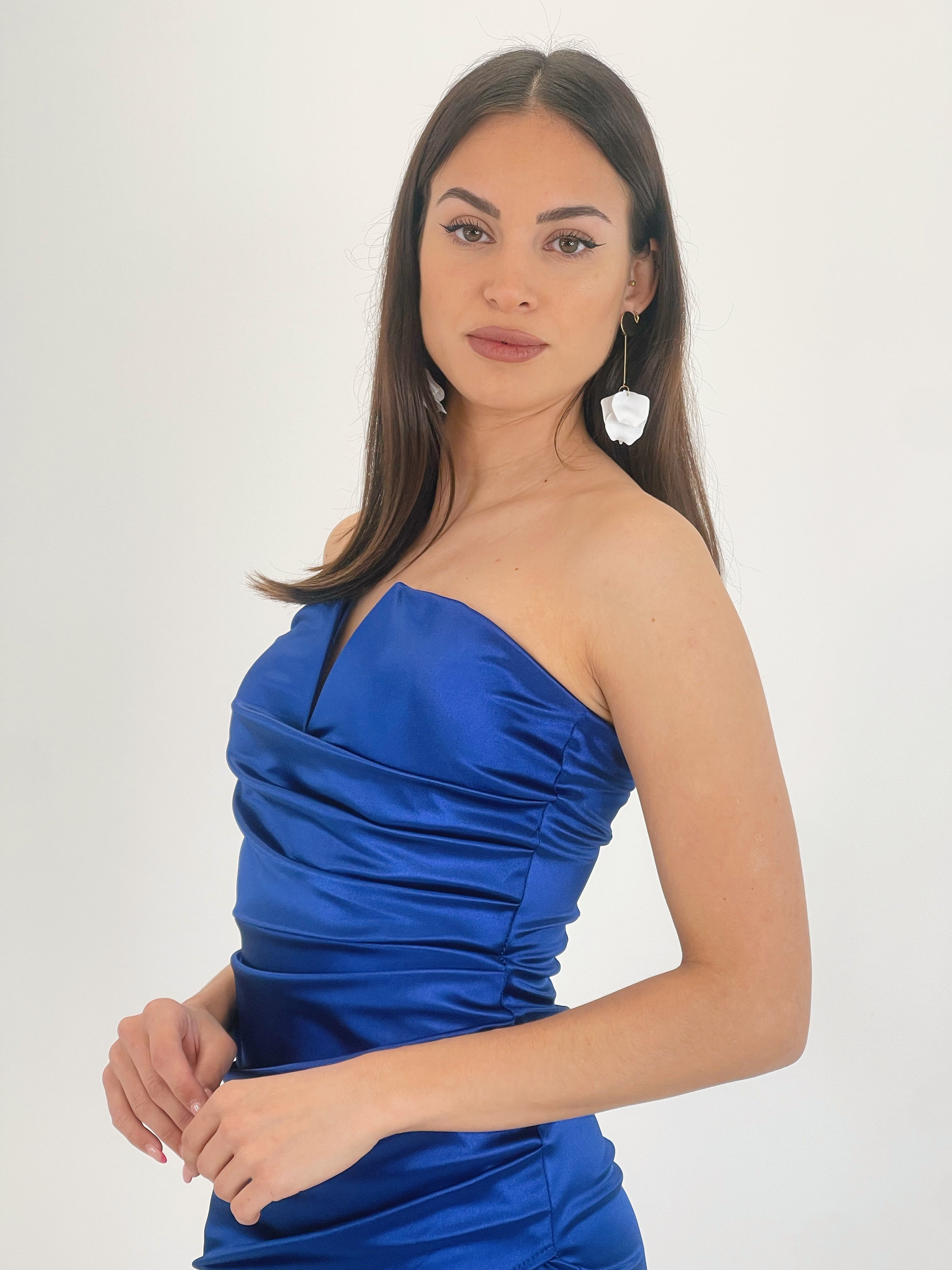 Vestido midi palabra de honor - Zebra&Maduixa®