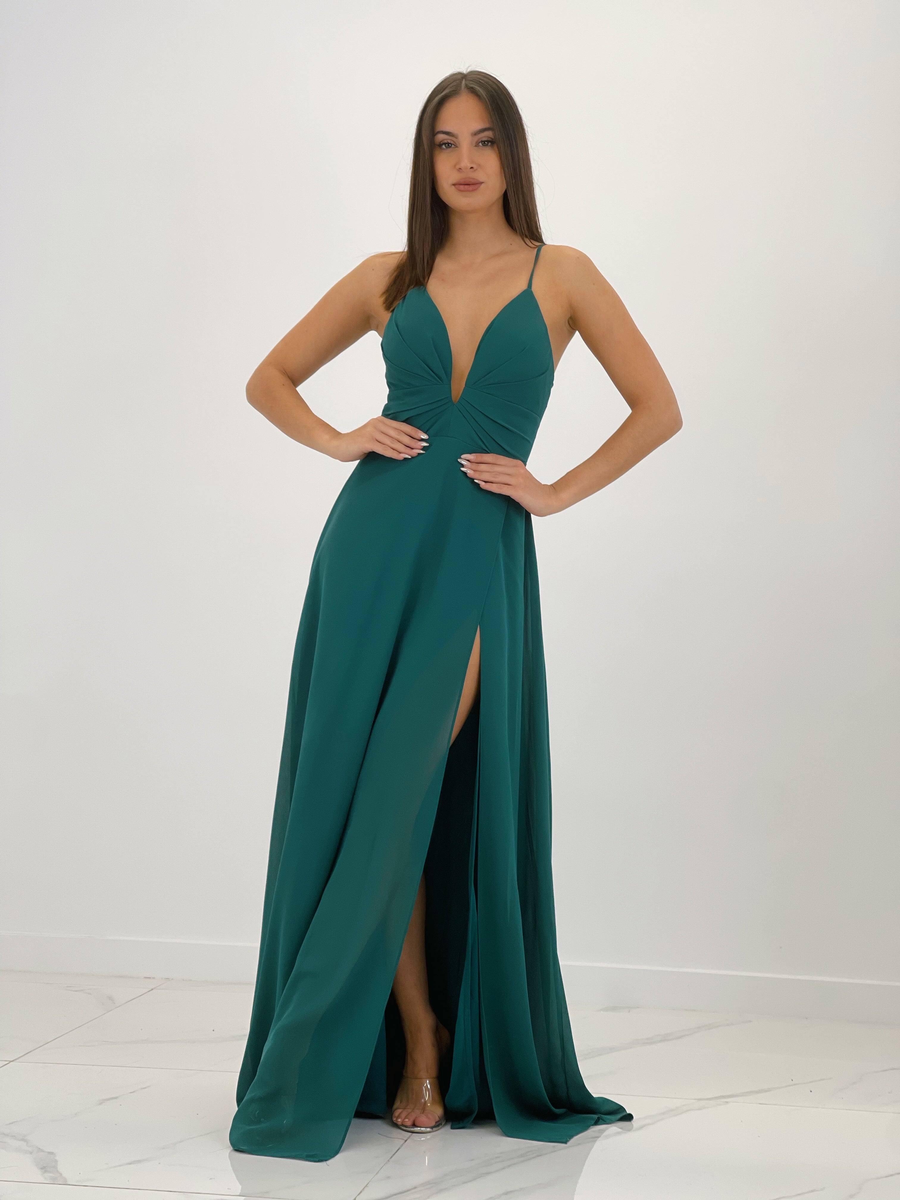 Vestido ceremonia Escote V - Zebra&Maduixa®