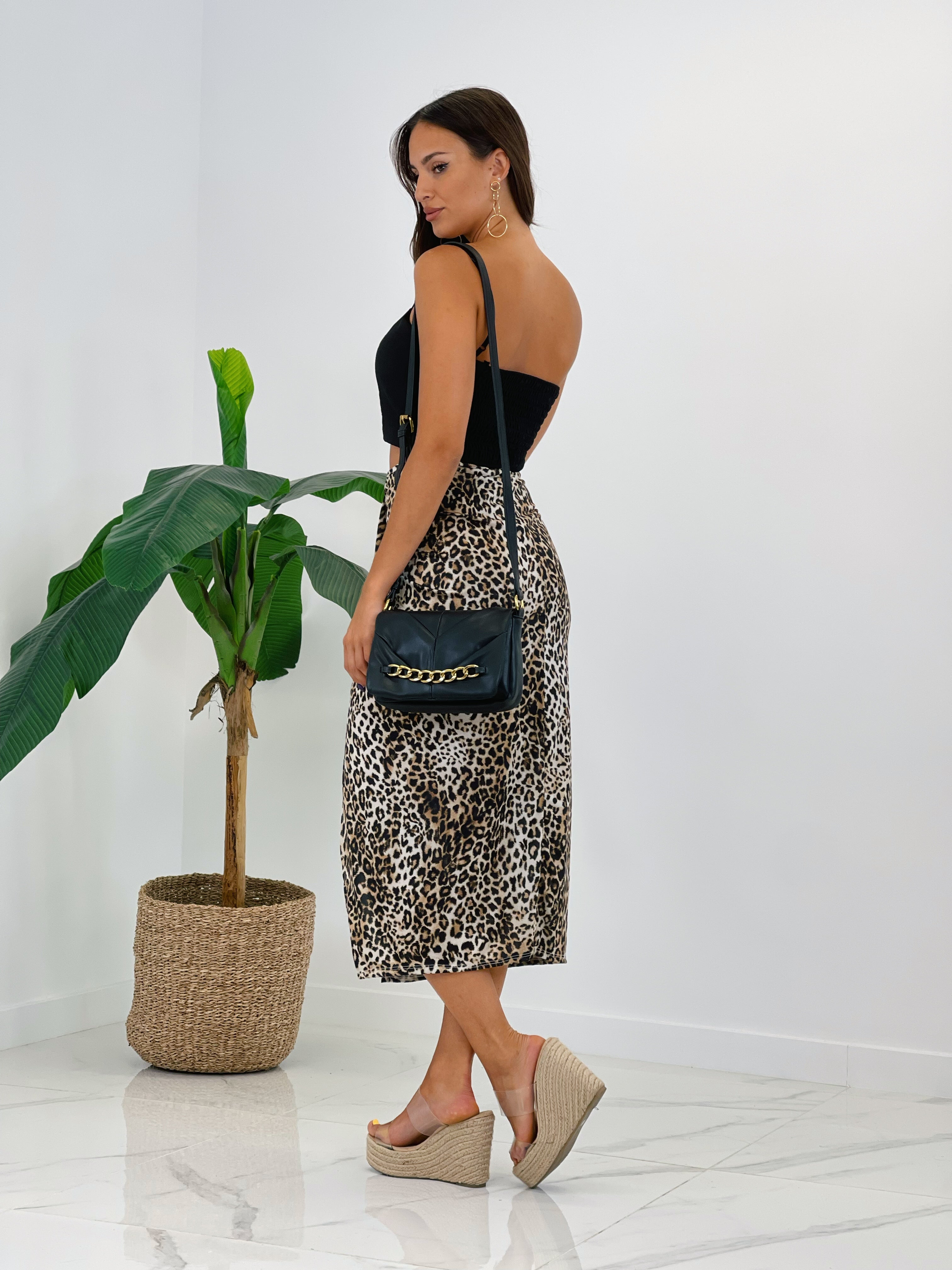 Bolso acolchado con cadena frontal - Zebra&Maduixa®