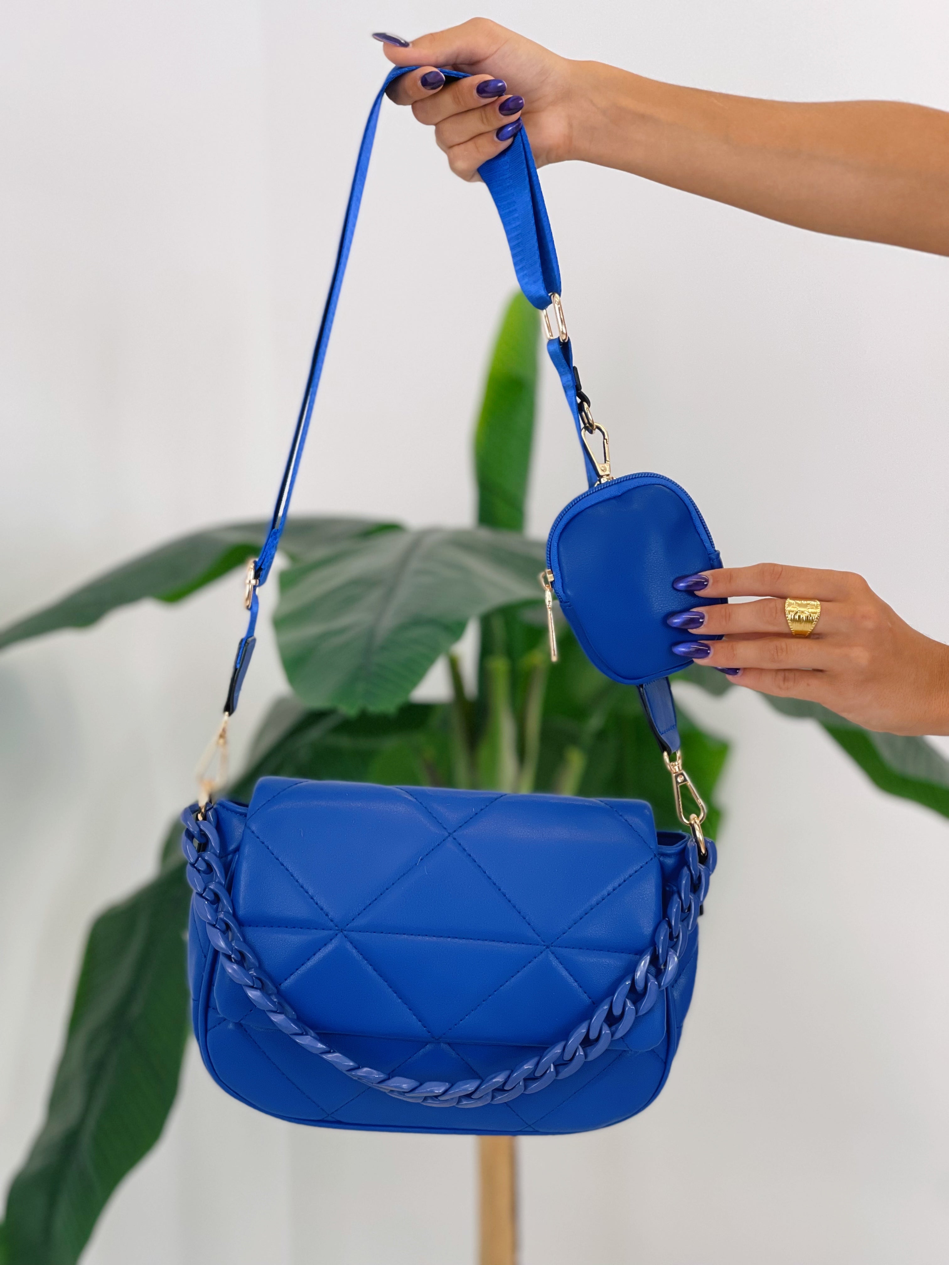 Bolso acolchado cadena cinta - Zebra&Maduixa®