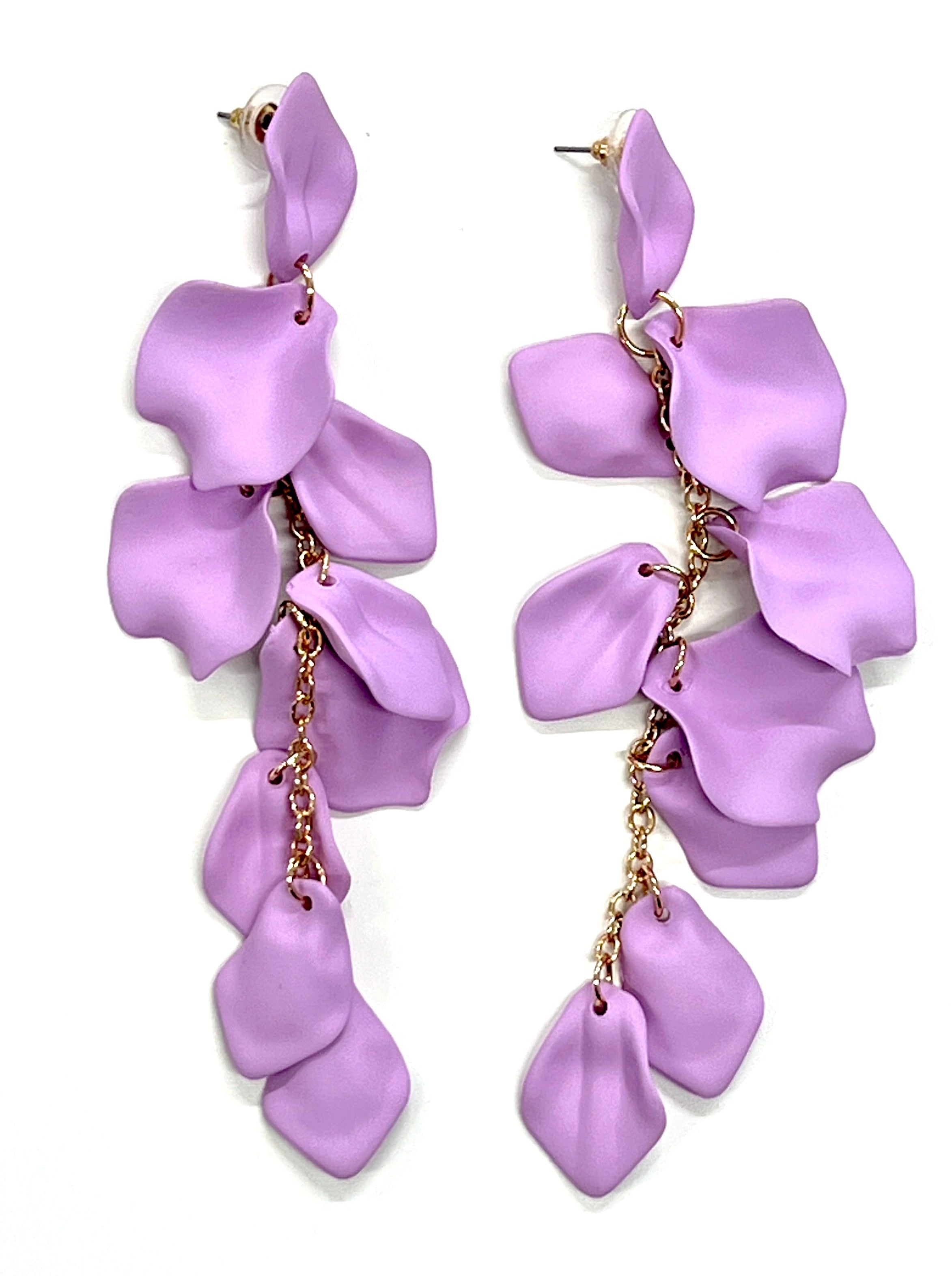 Pendientes pétalos cascada - Zebra&Maduixa®