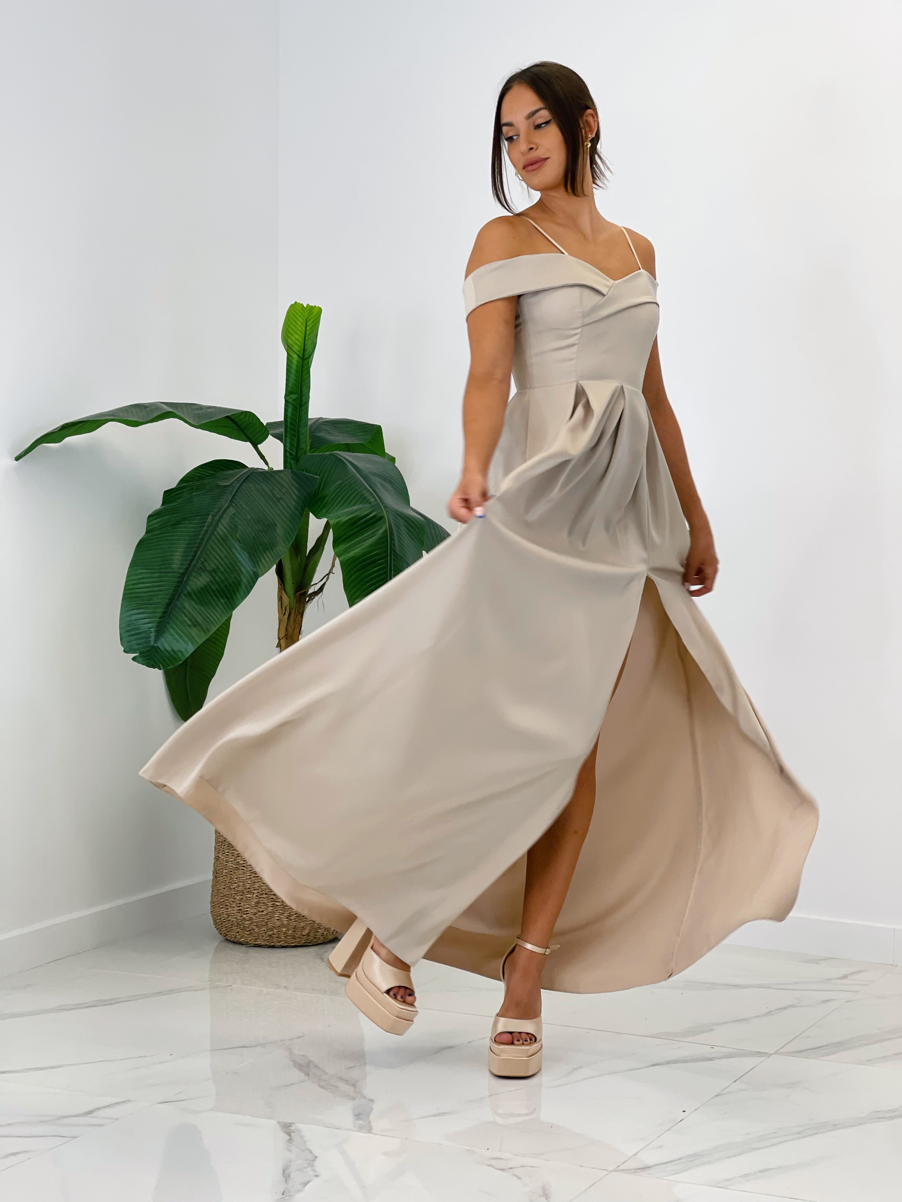 Vestido satinado Anastasia - Zebra&Maduixa®