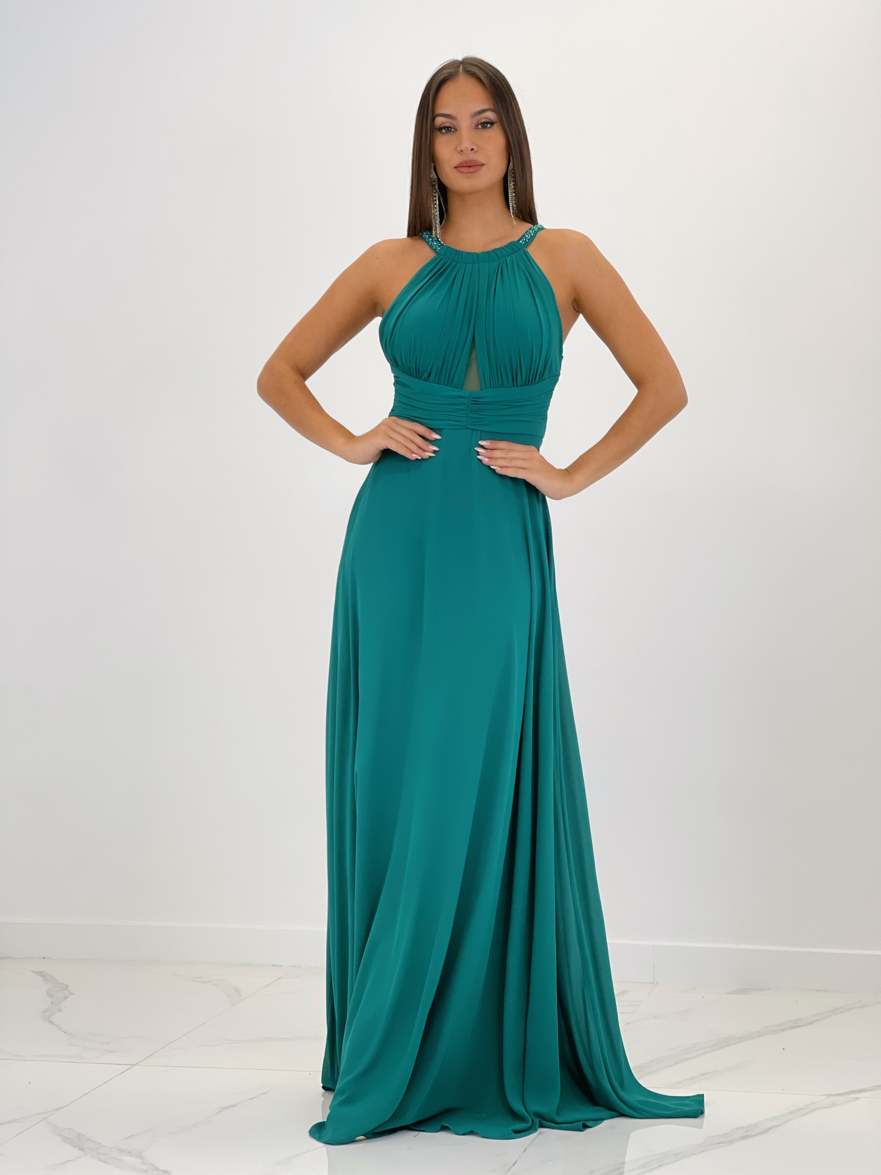 Vestido escote halter Diana - Zebra&Maduixa®