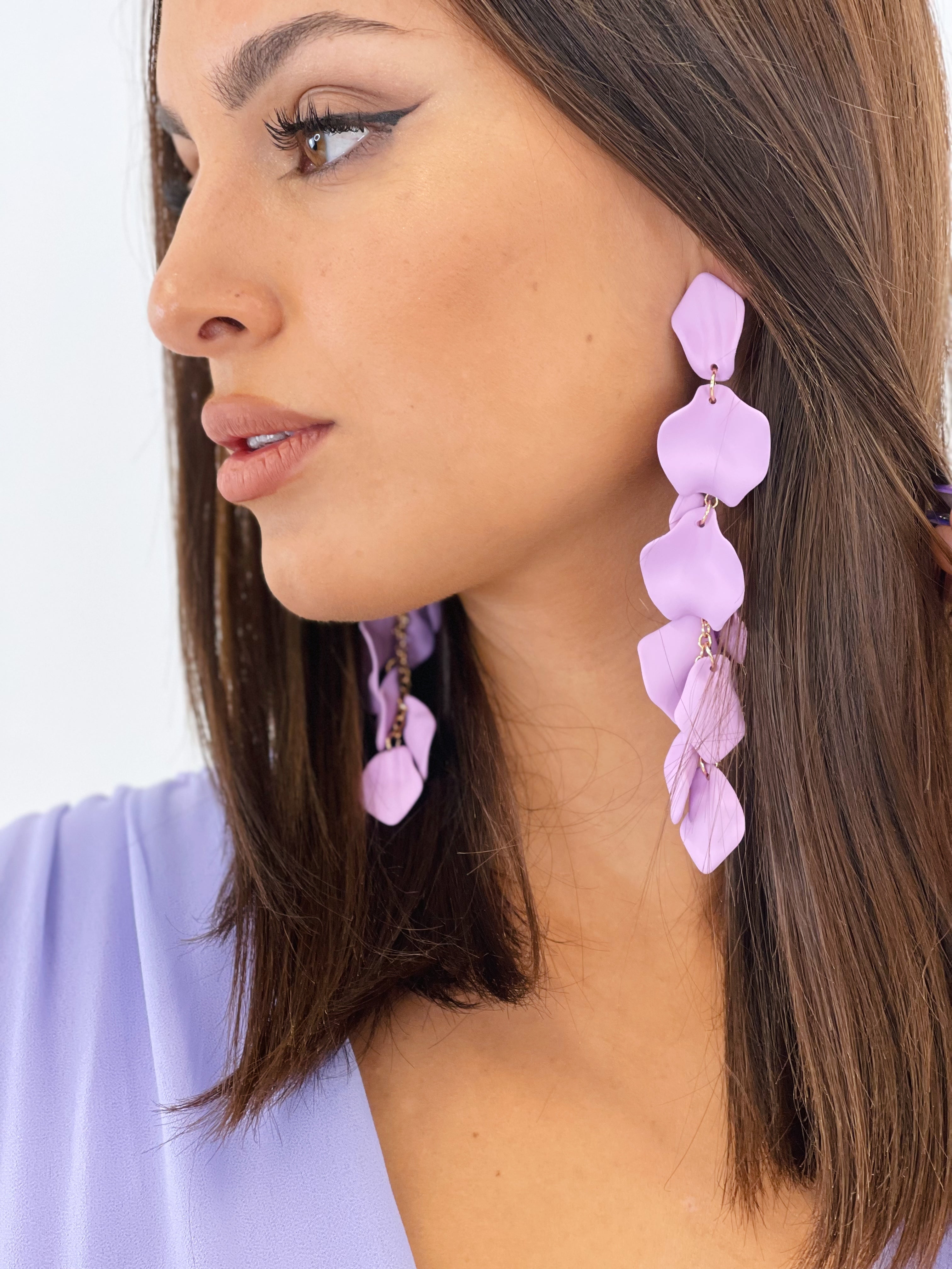 Pendientes pétalos cascada - Zebra&Maduixa®