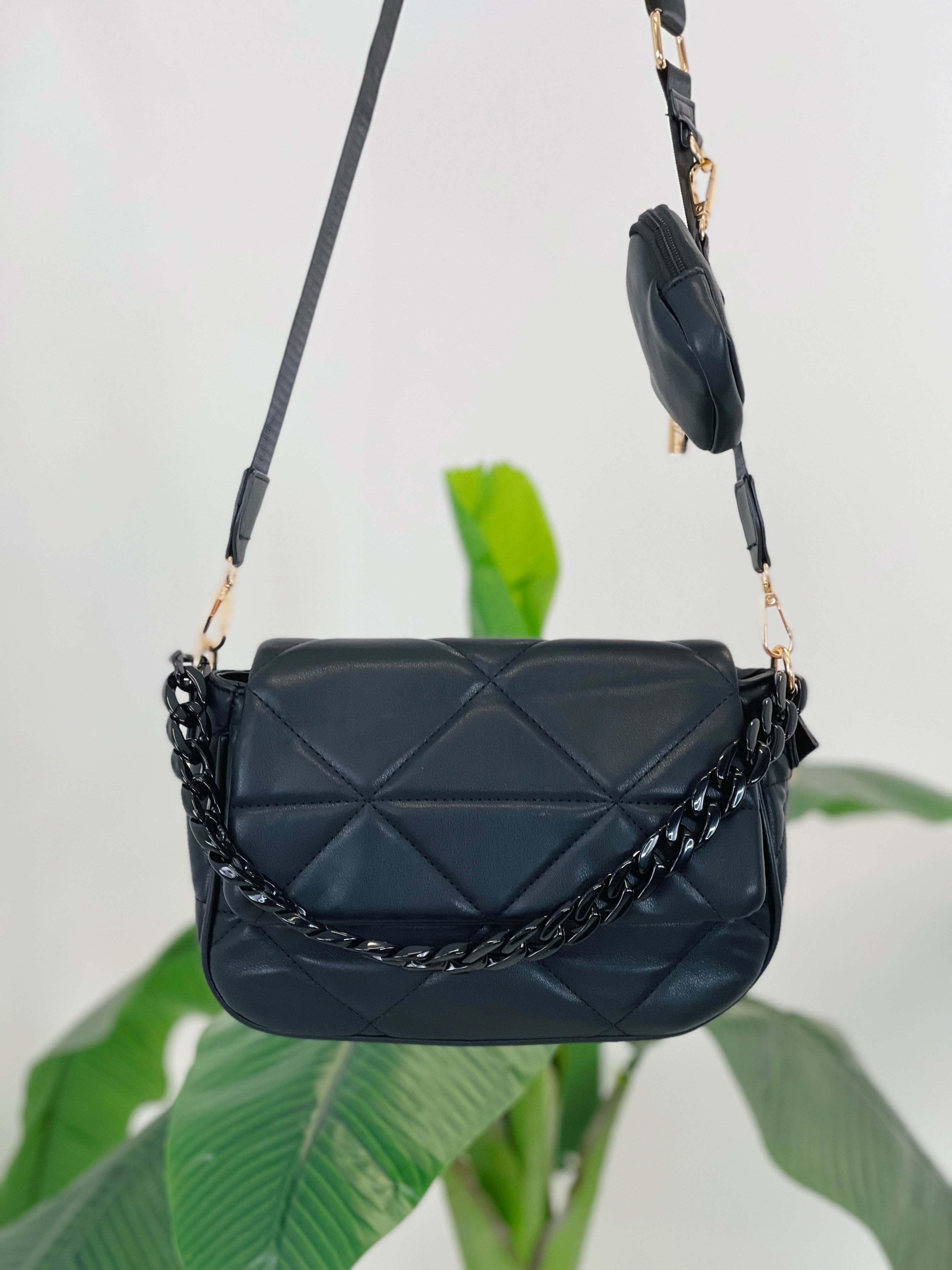 Bolso acolchado cadena cinta - Zebra&Maduixa®