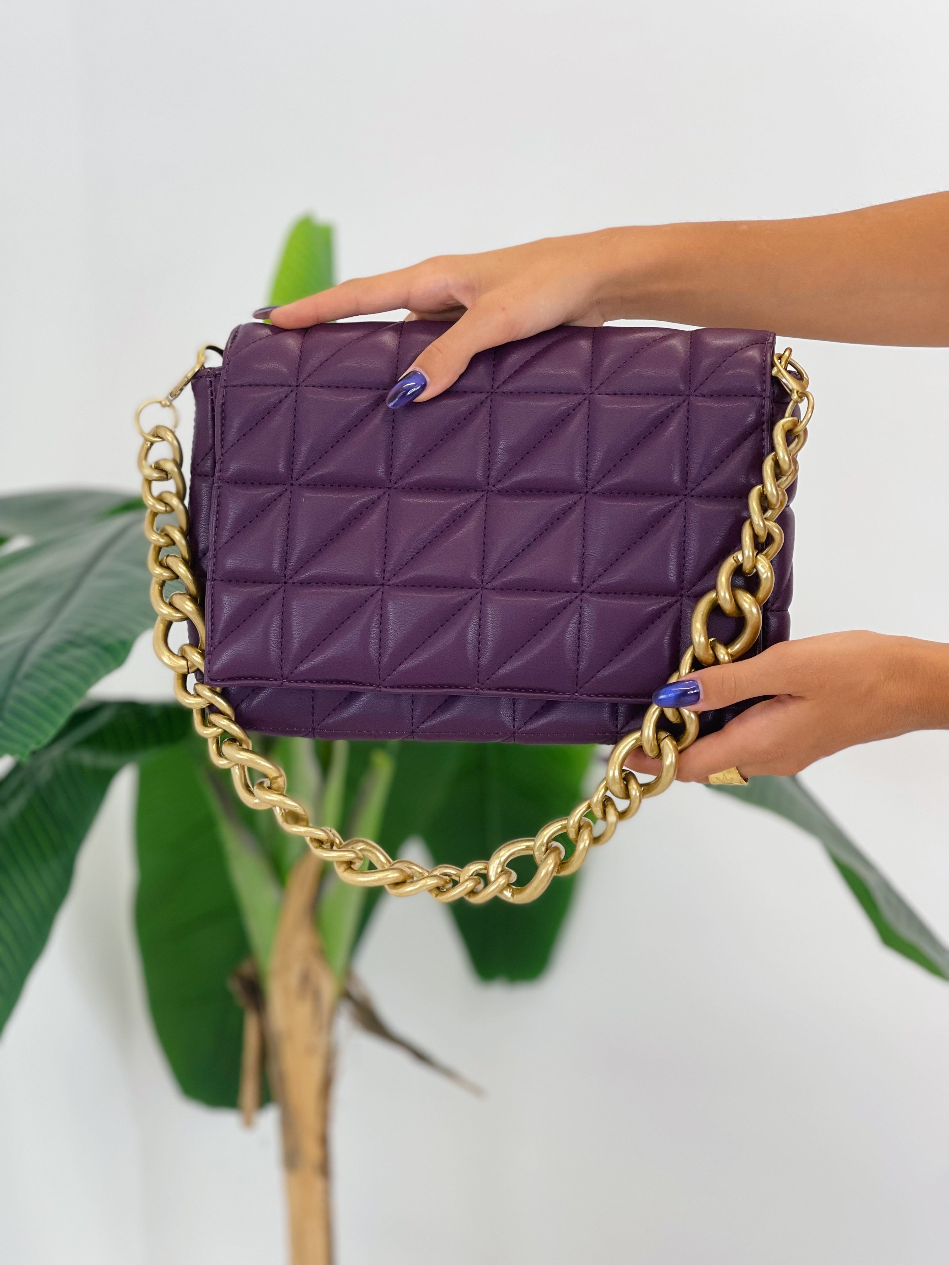 Bolso acolchado cadena gruesa - Zebra&Maduixa®