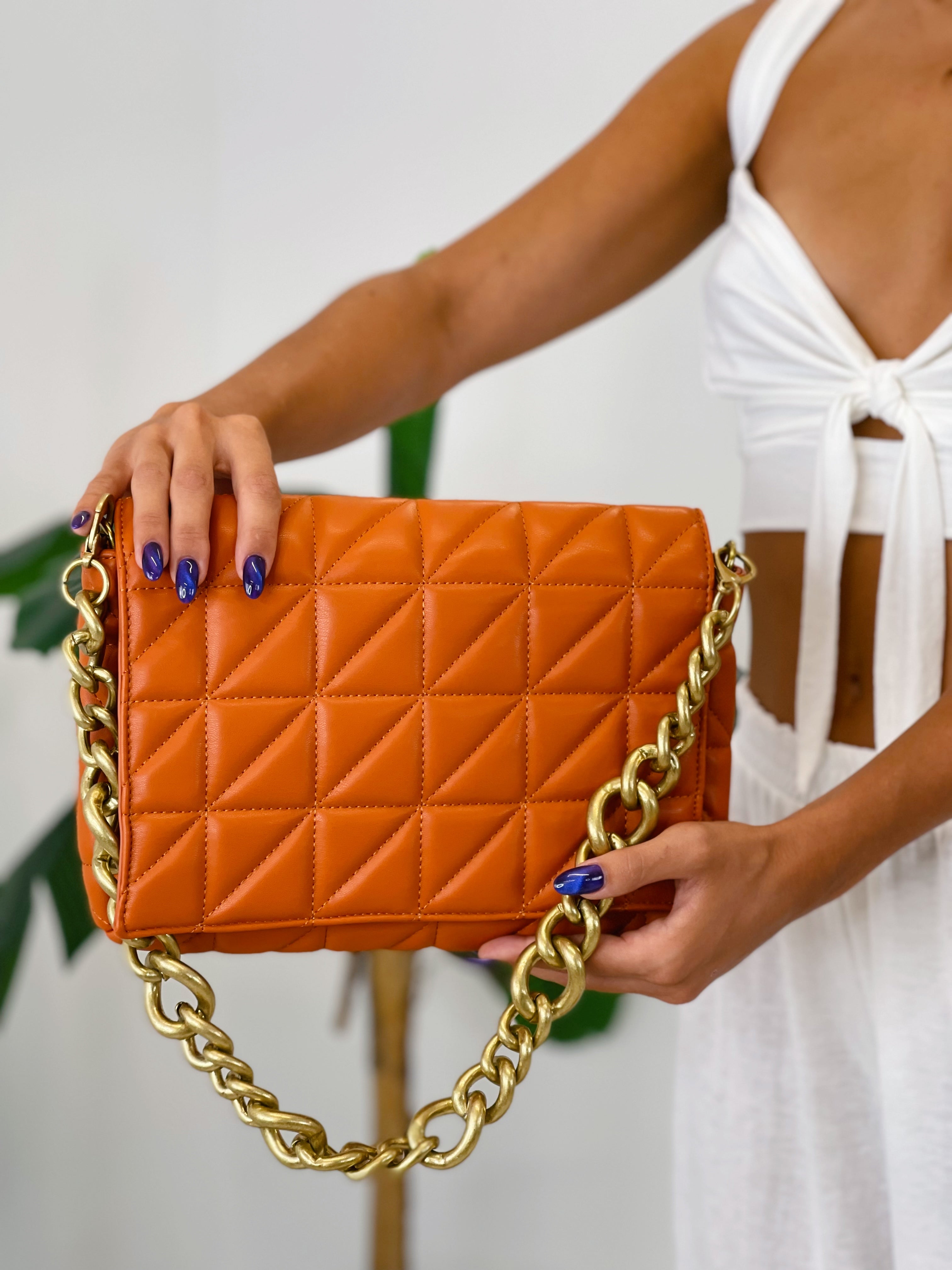 Bolso acolchado cadena gruesa - Zebra&Maduixa®