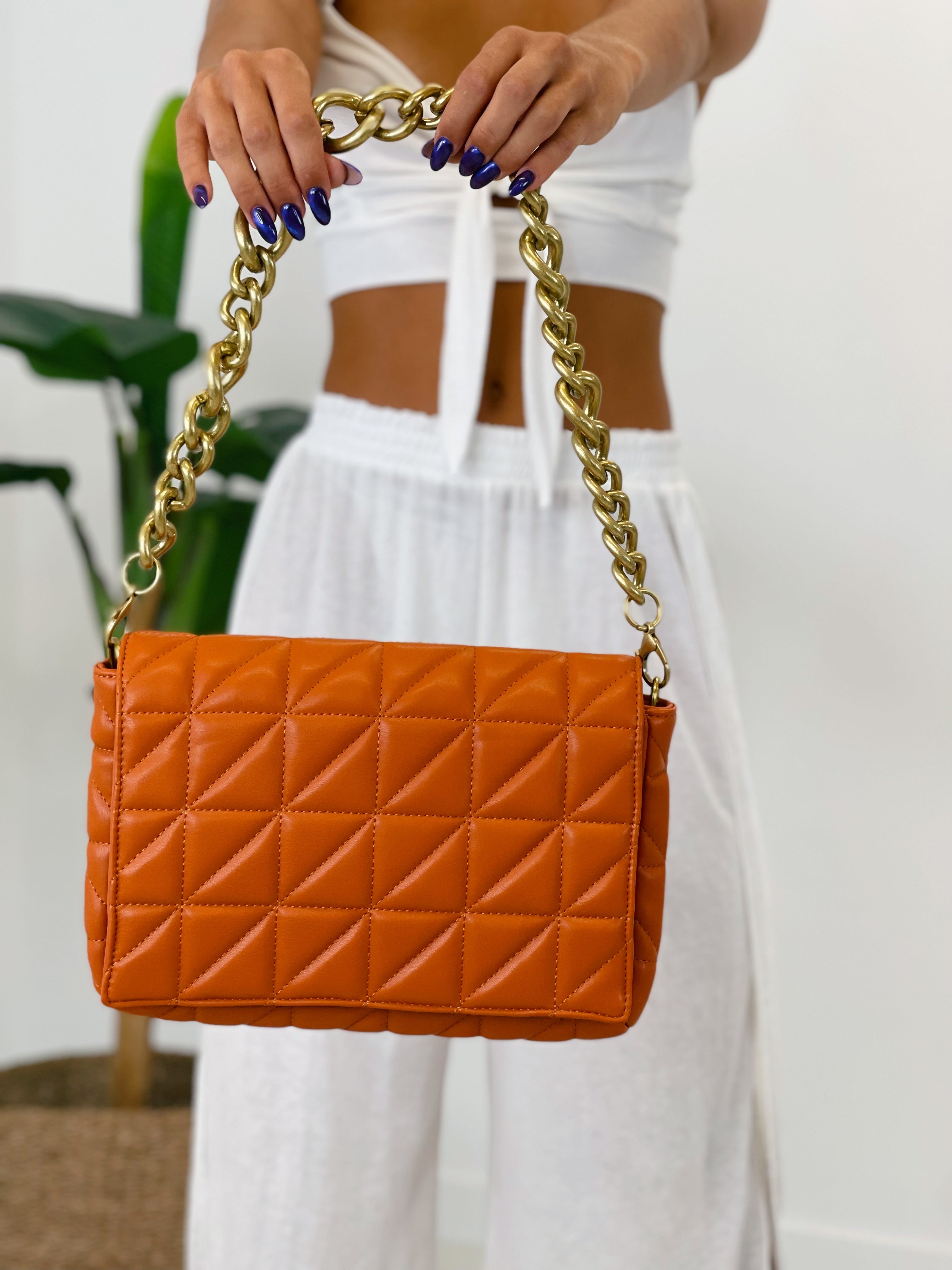 Bolso acolchado cadena gruesa - Zebra&Maduixa®