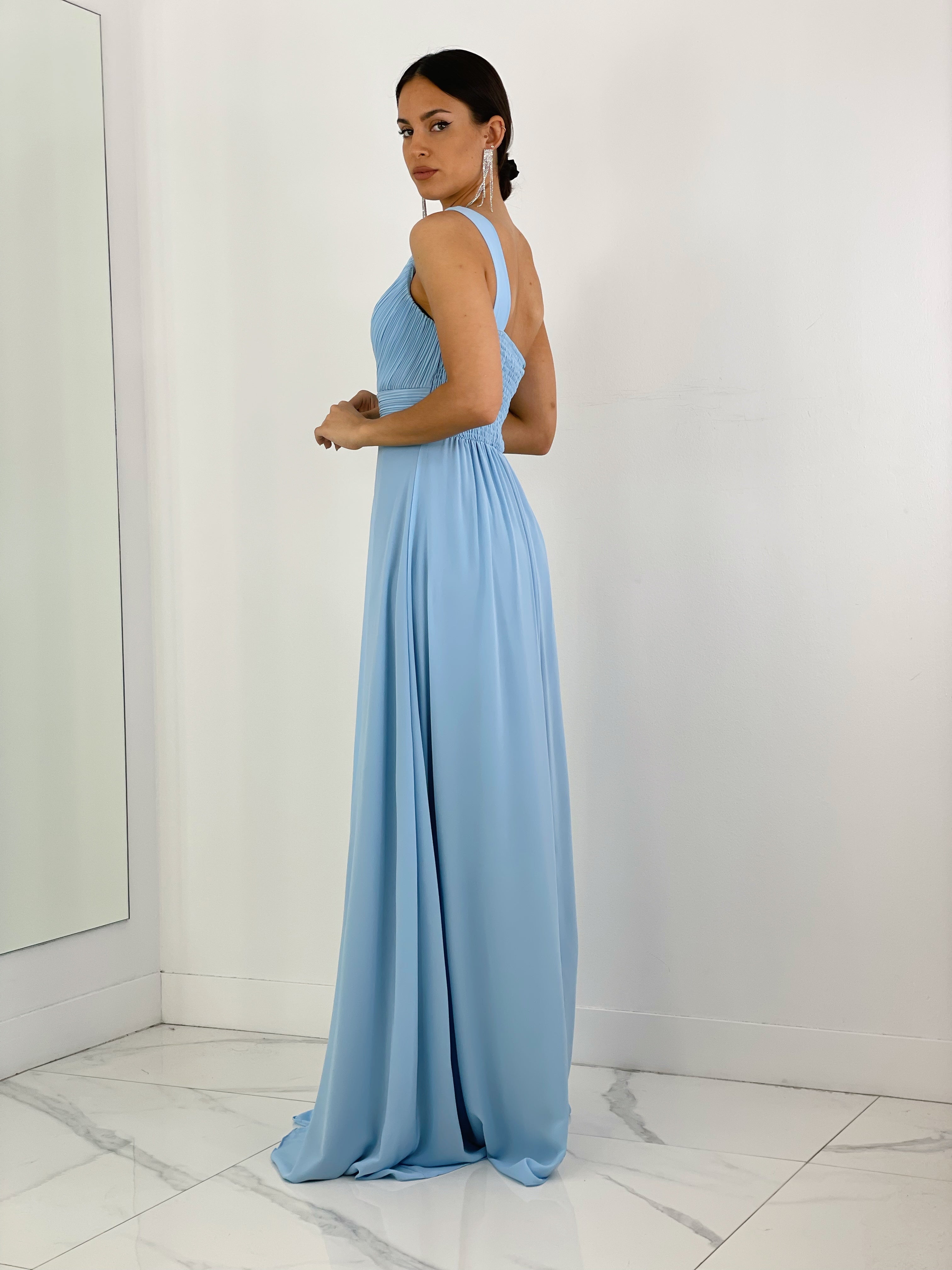 Vestido drapeado romano Julia - Zebra&Maduixa®