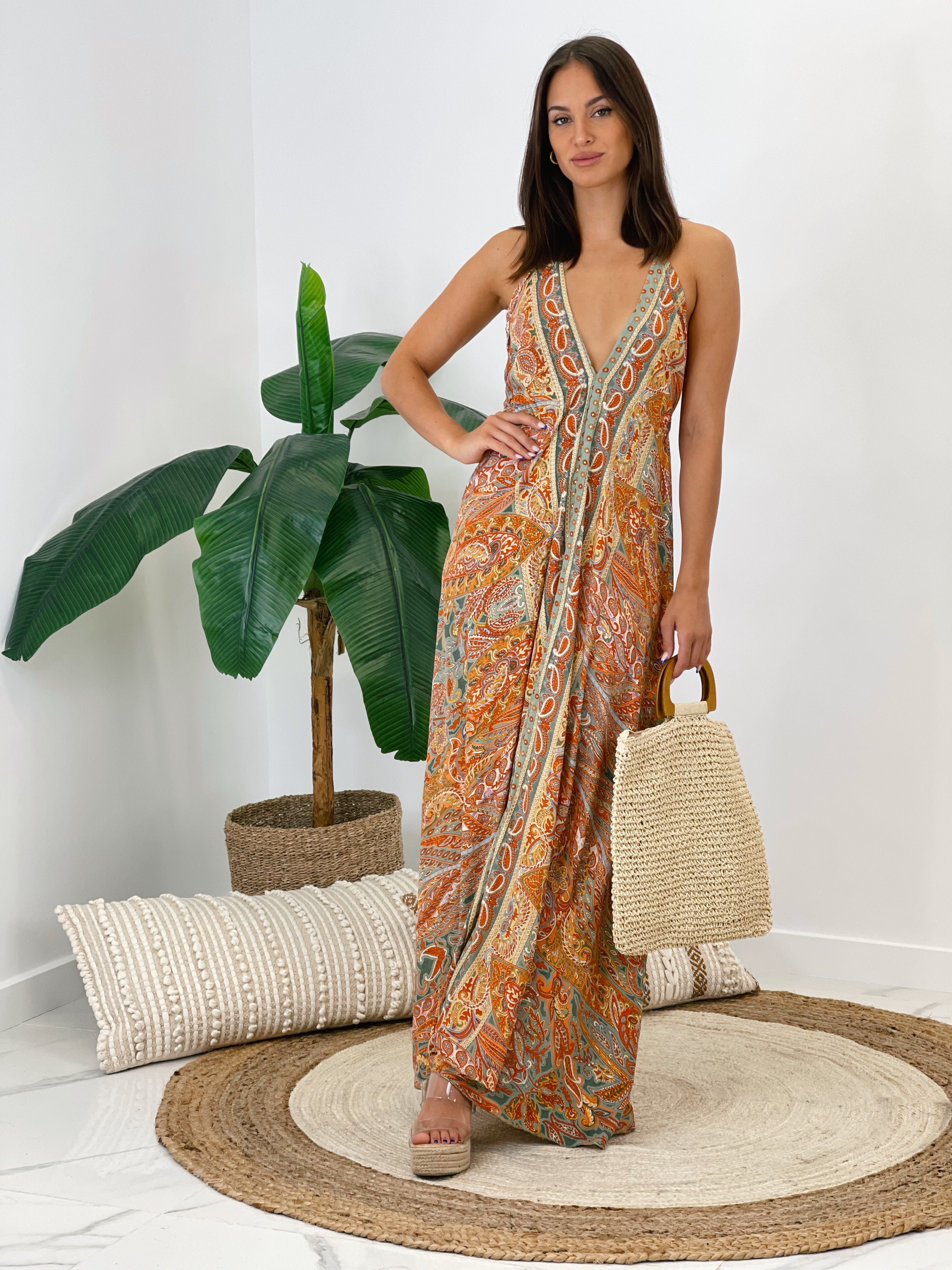 Vestido largo Boho Greenland - Zebra&Maduixa®