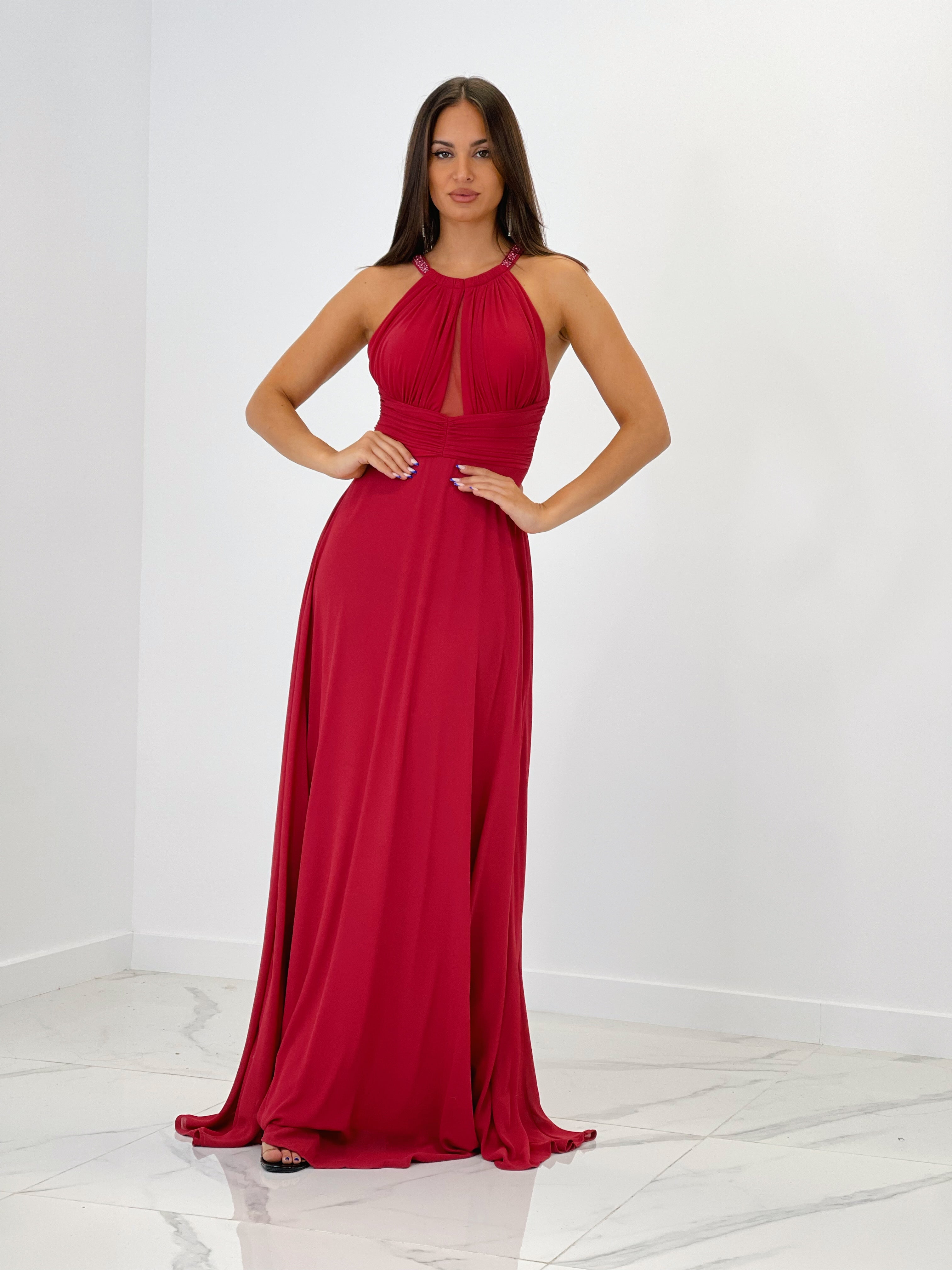 Vestido escote halter Diana - Zebra&Maduixa®