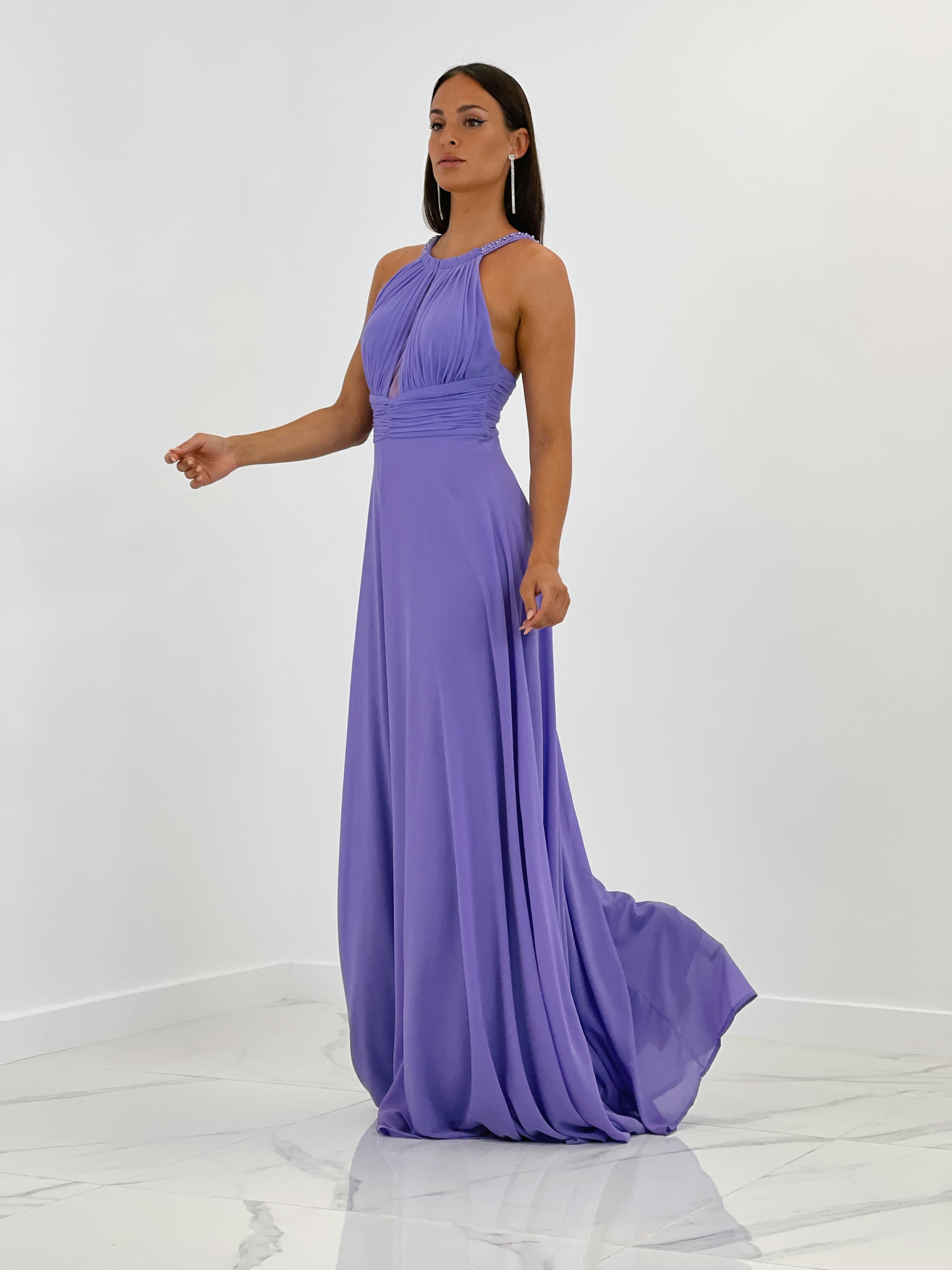 Vestido escote halter Diana - Zebra&Maduixa®