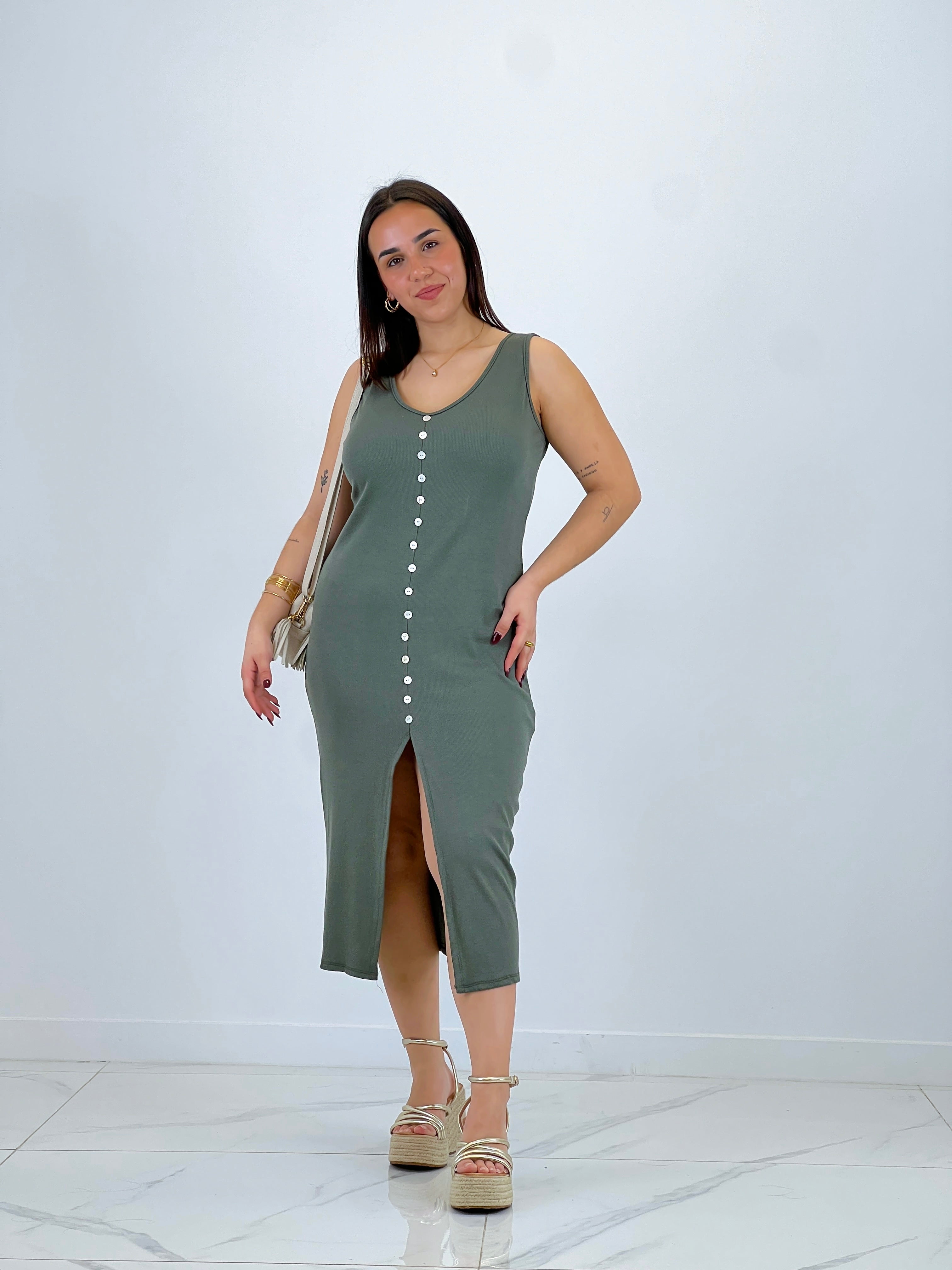 Vestido canalé botones Zebra&Maduixa – Zebra&Maduixa®