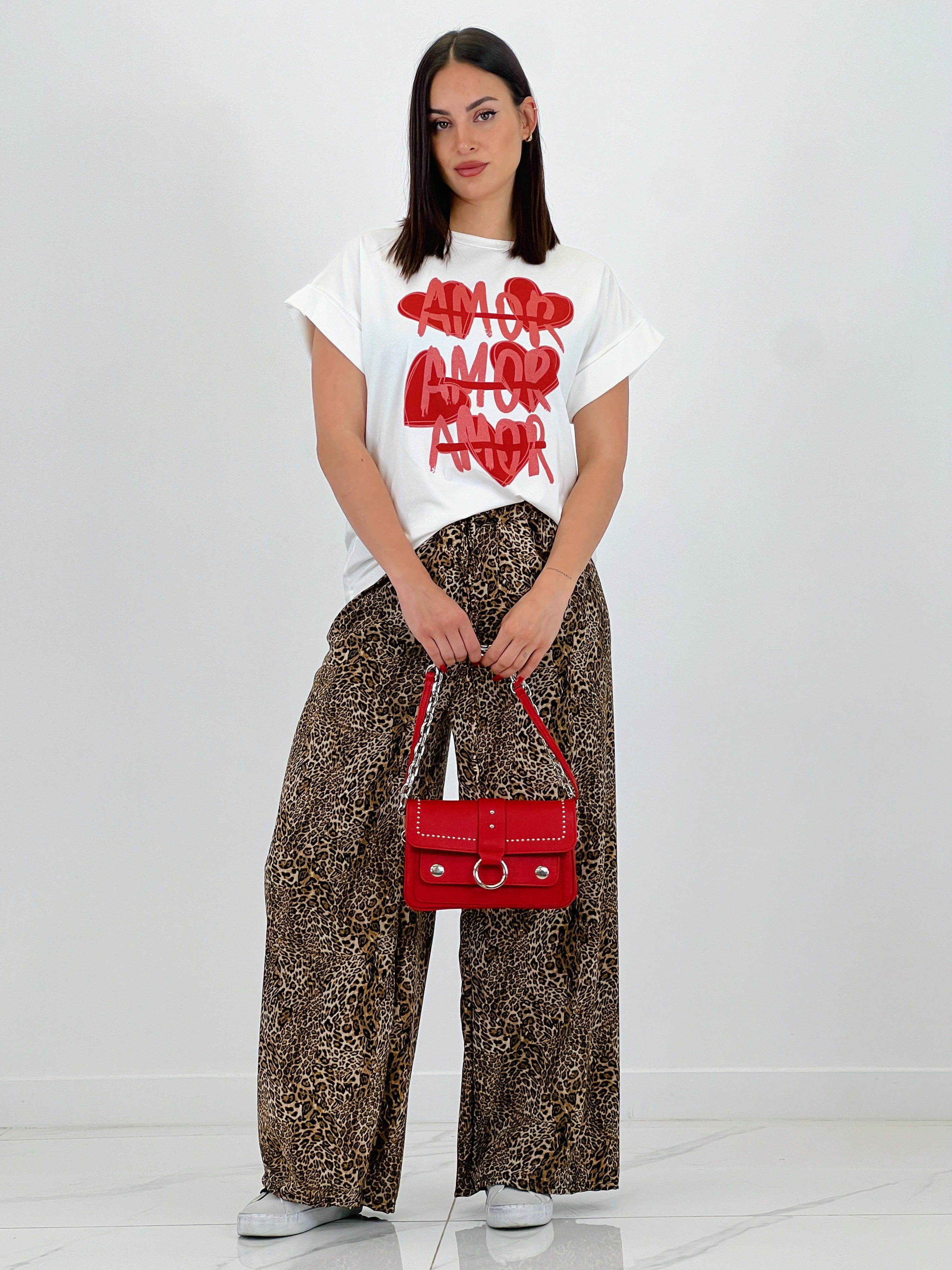 Love love printed t-shirt