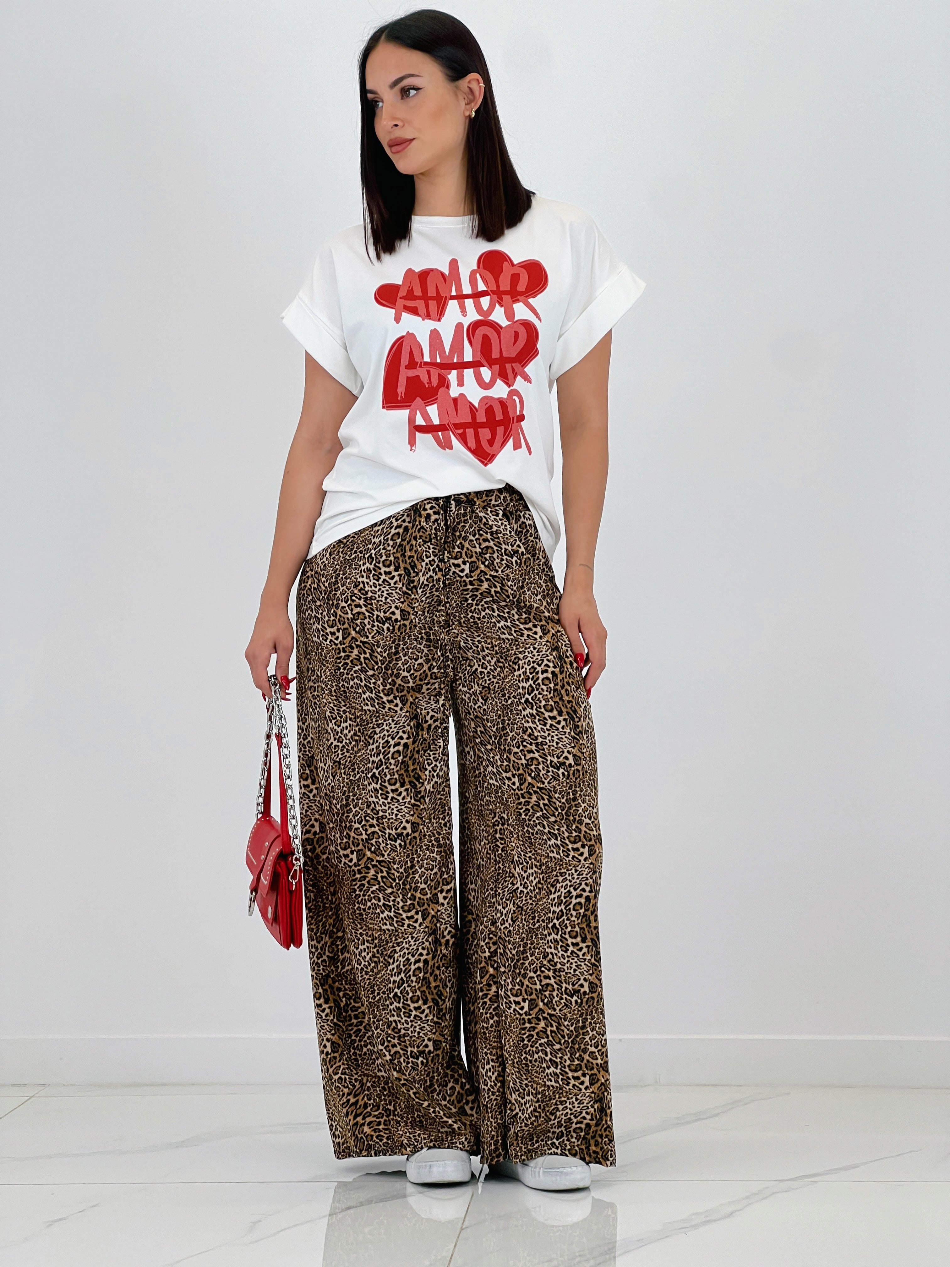 Love love printed t-shirt