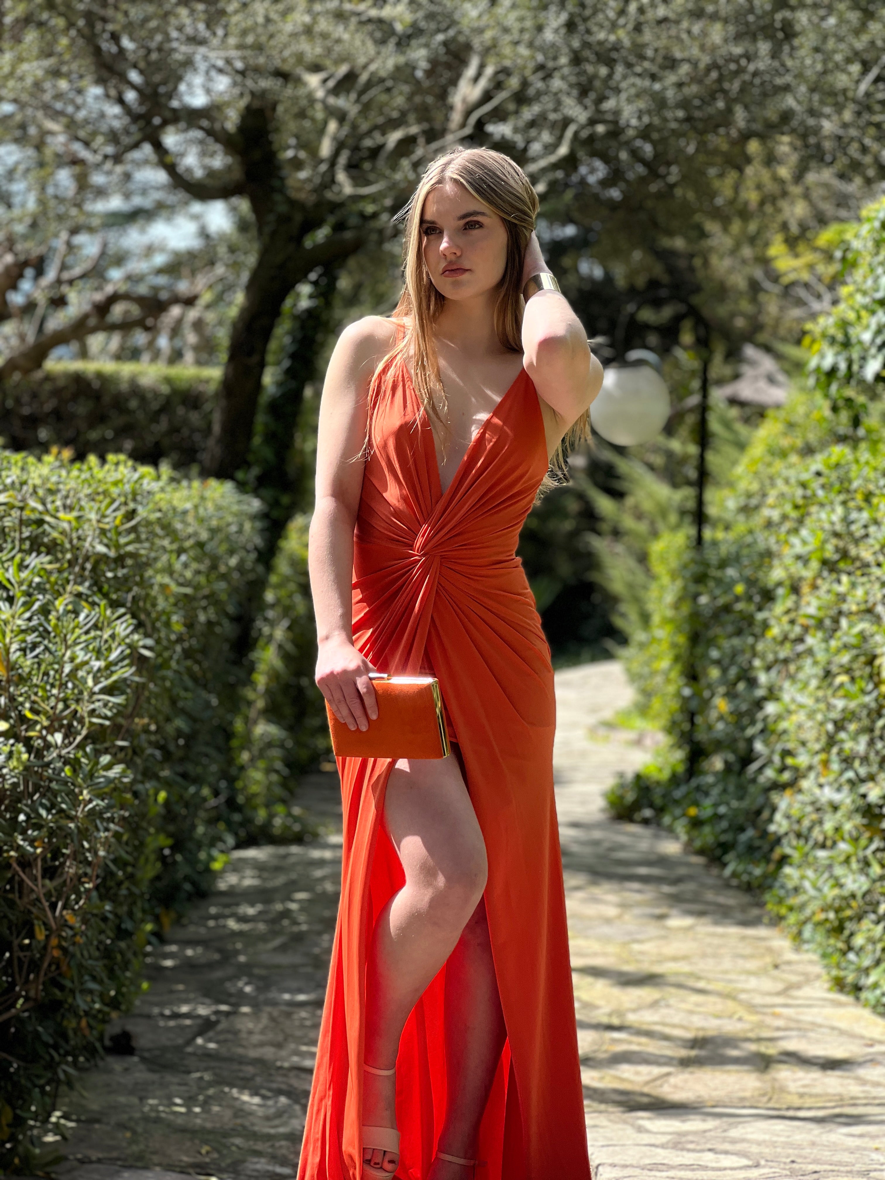 Vestido tirantes nudo Raquel