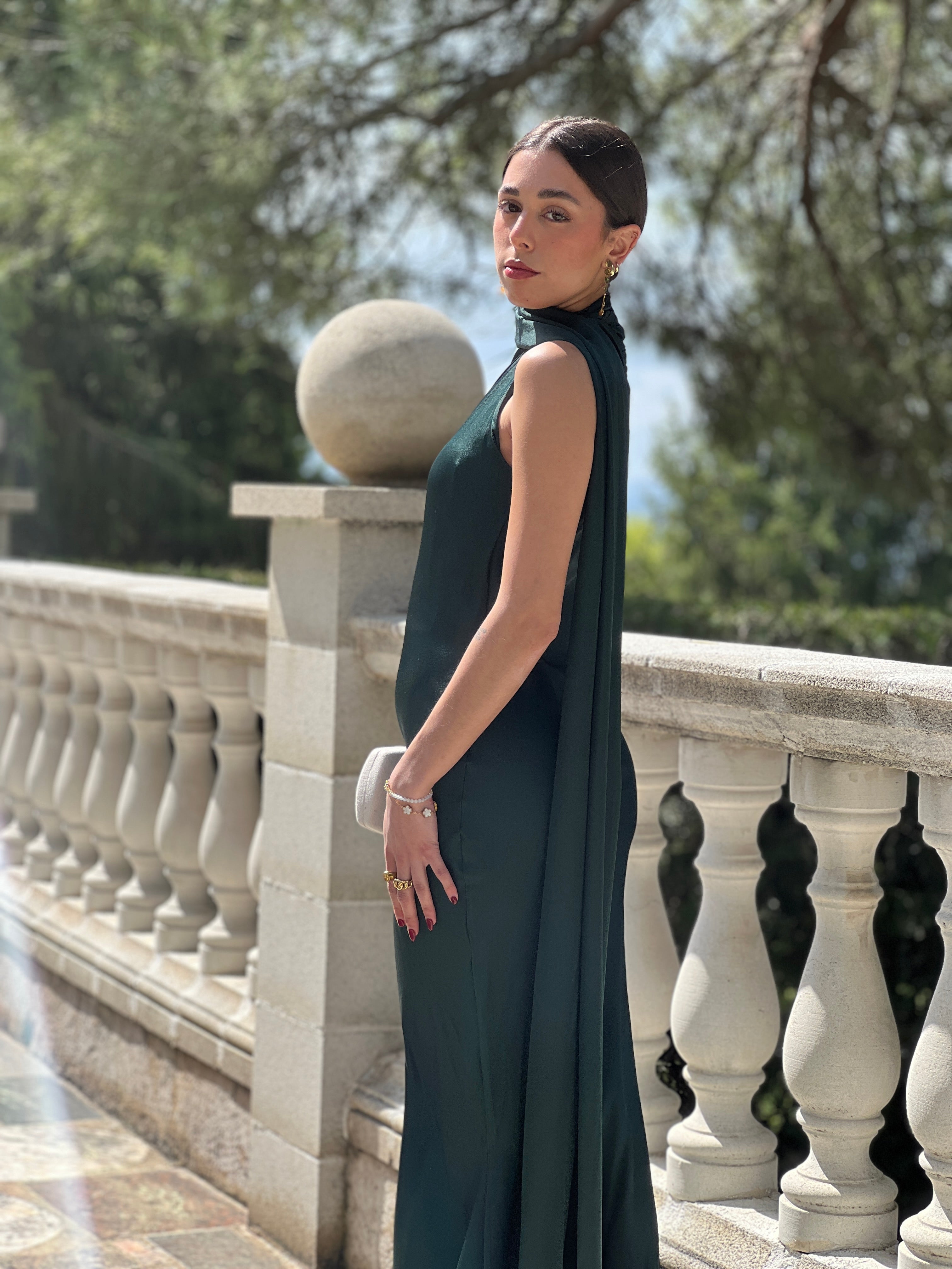 Vestido raso choker Priscila - Zebra&Maduixa®