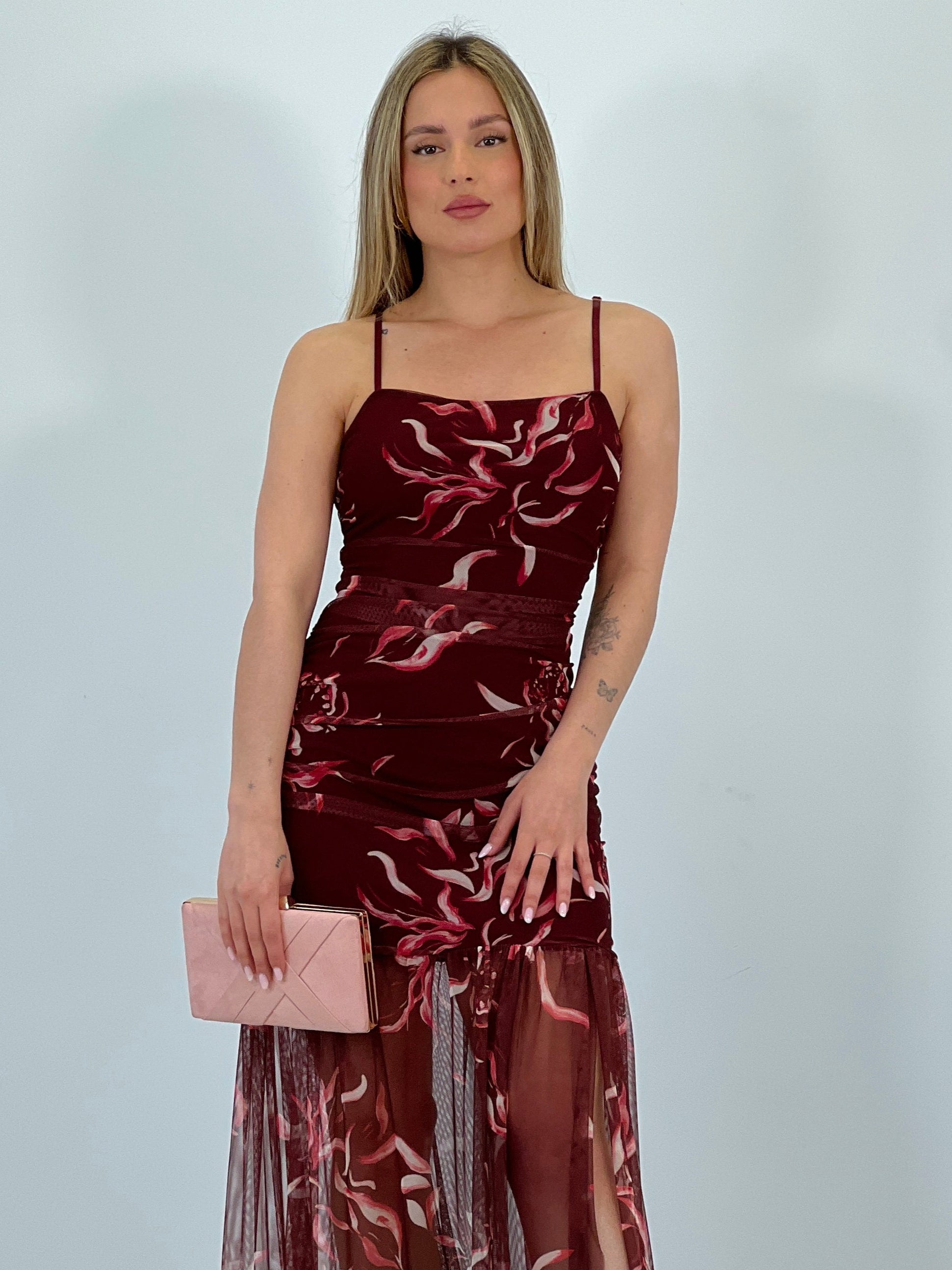 Vestit estampat tul Charlotte