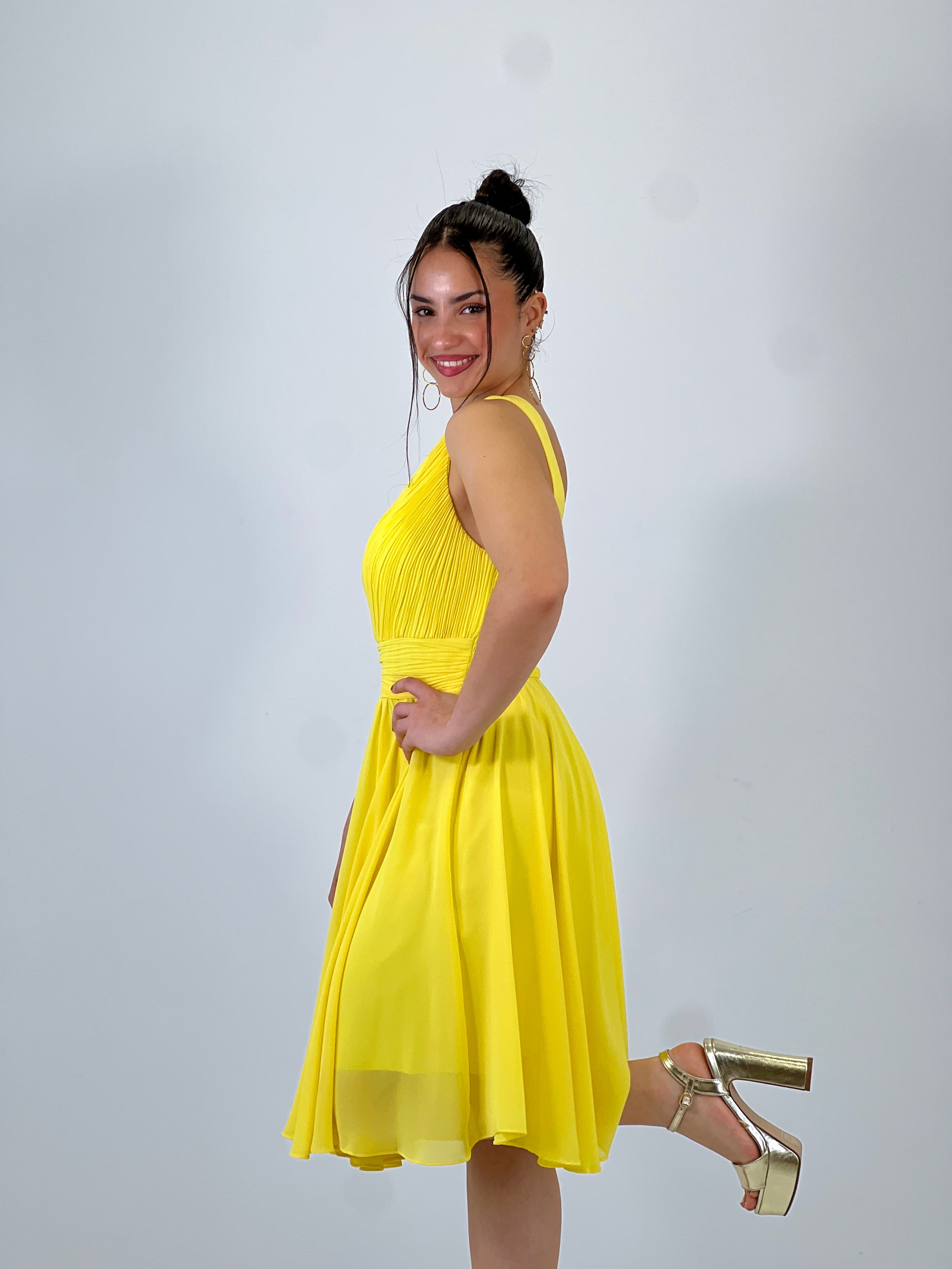 Vestido drapeado romano Corto - Zebra&Maduixa®