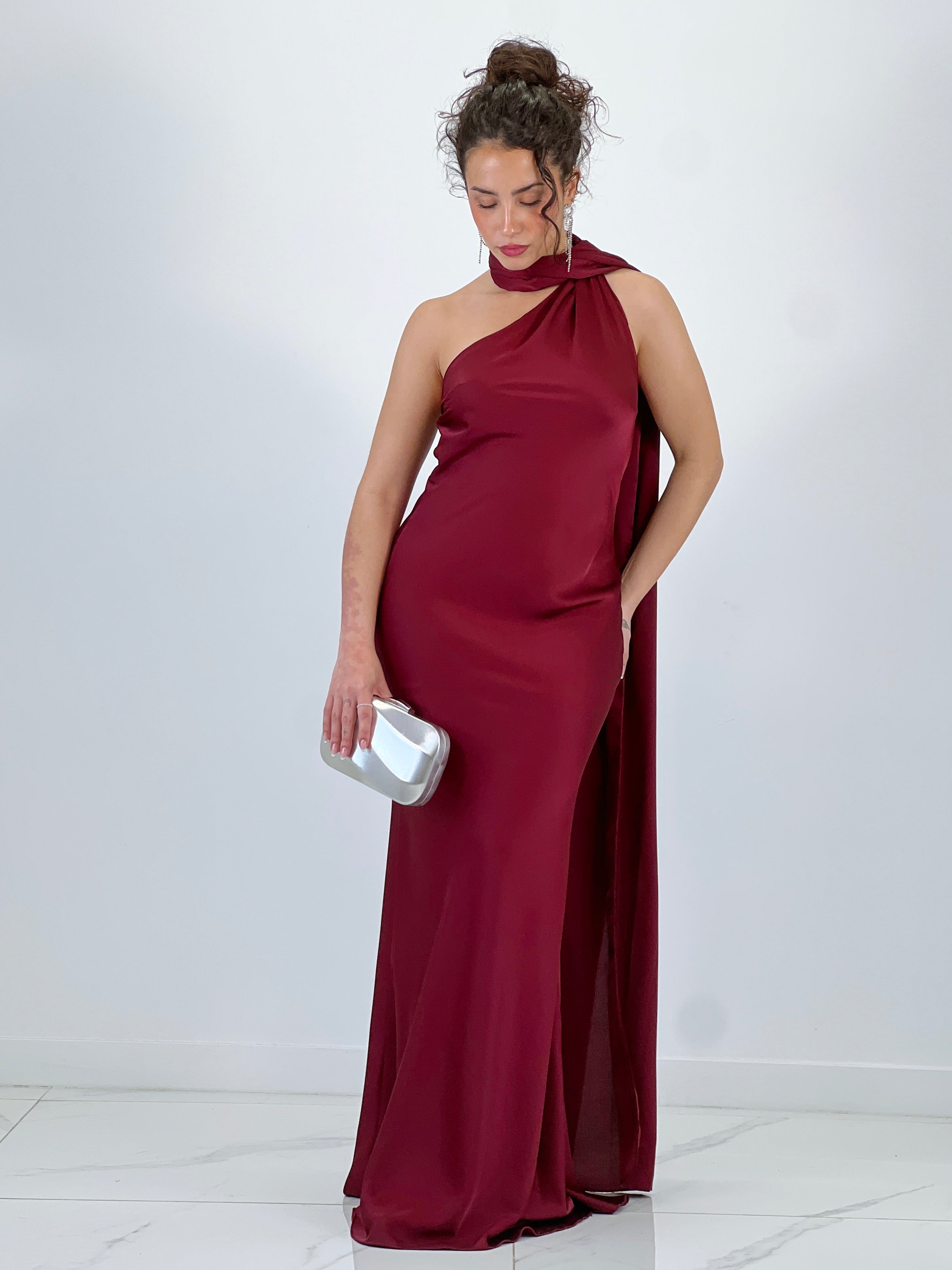 Vestido raso choker Priscila - Zebra&Maduixa®