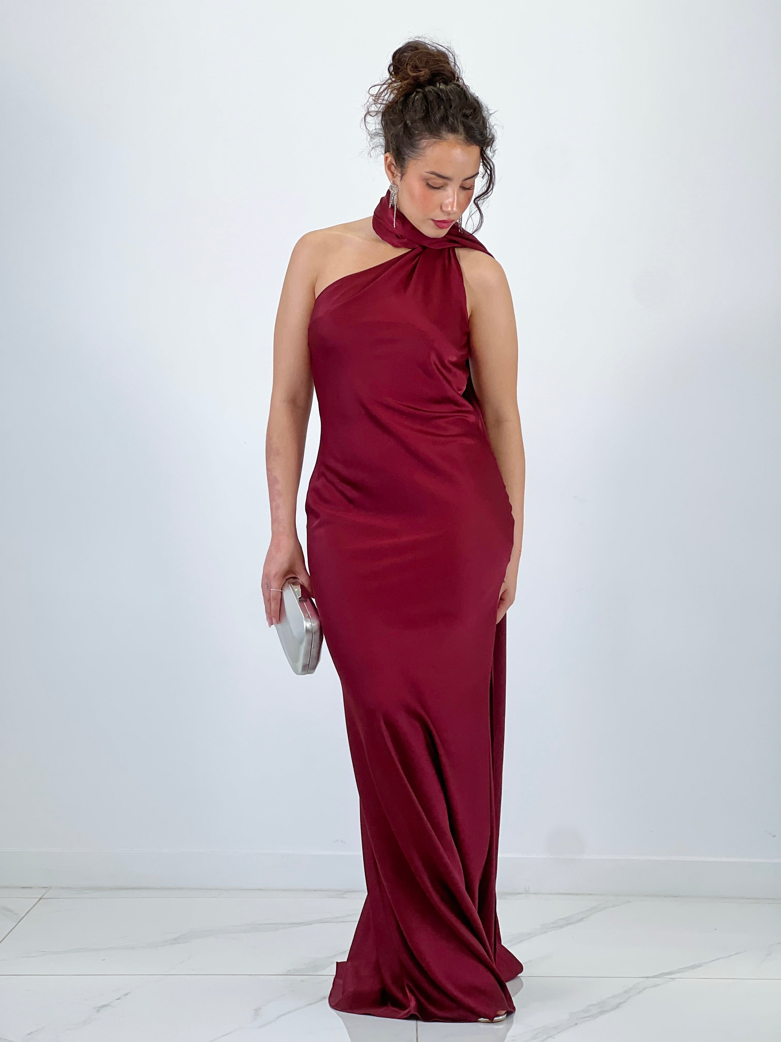 Vestido raso choker Priscila - Zebra&Maduixa®