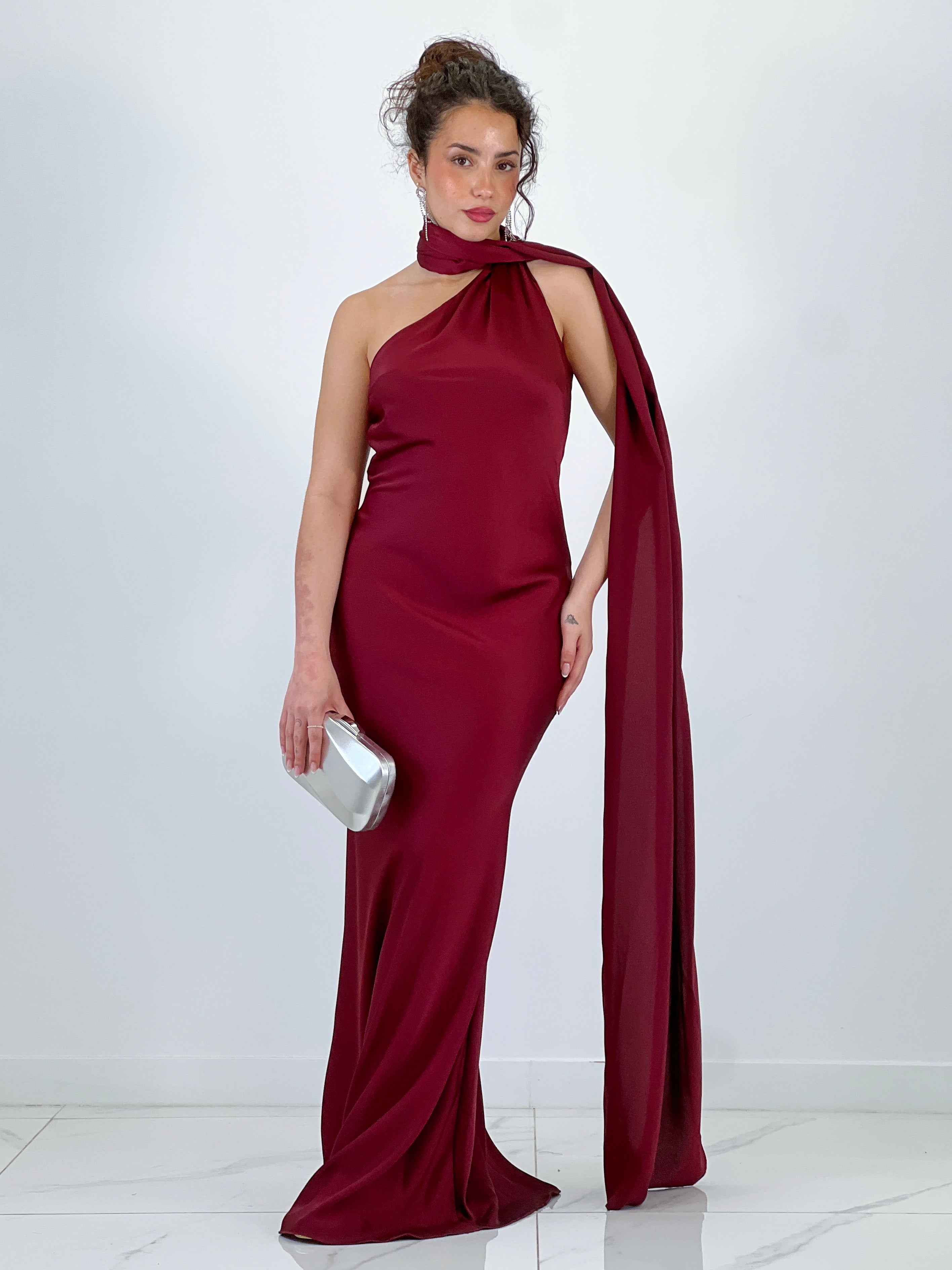 Vestido raso choker Priscila - Zebra&Maduixa®