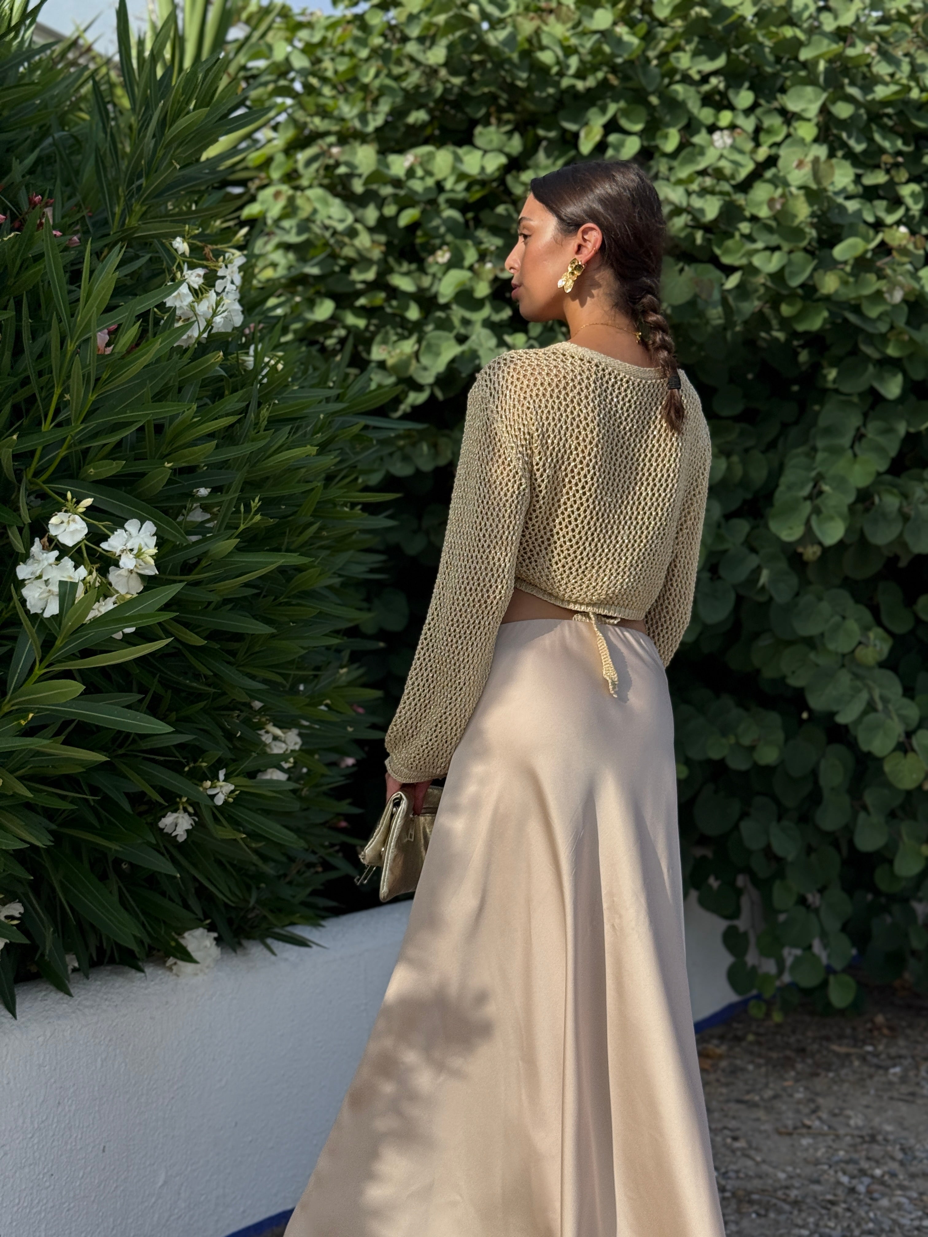 Torera de punt metal·litzada