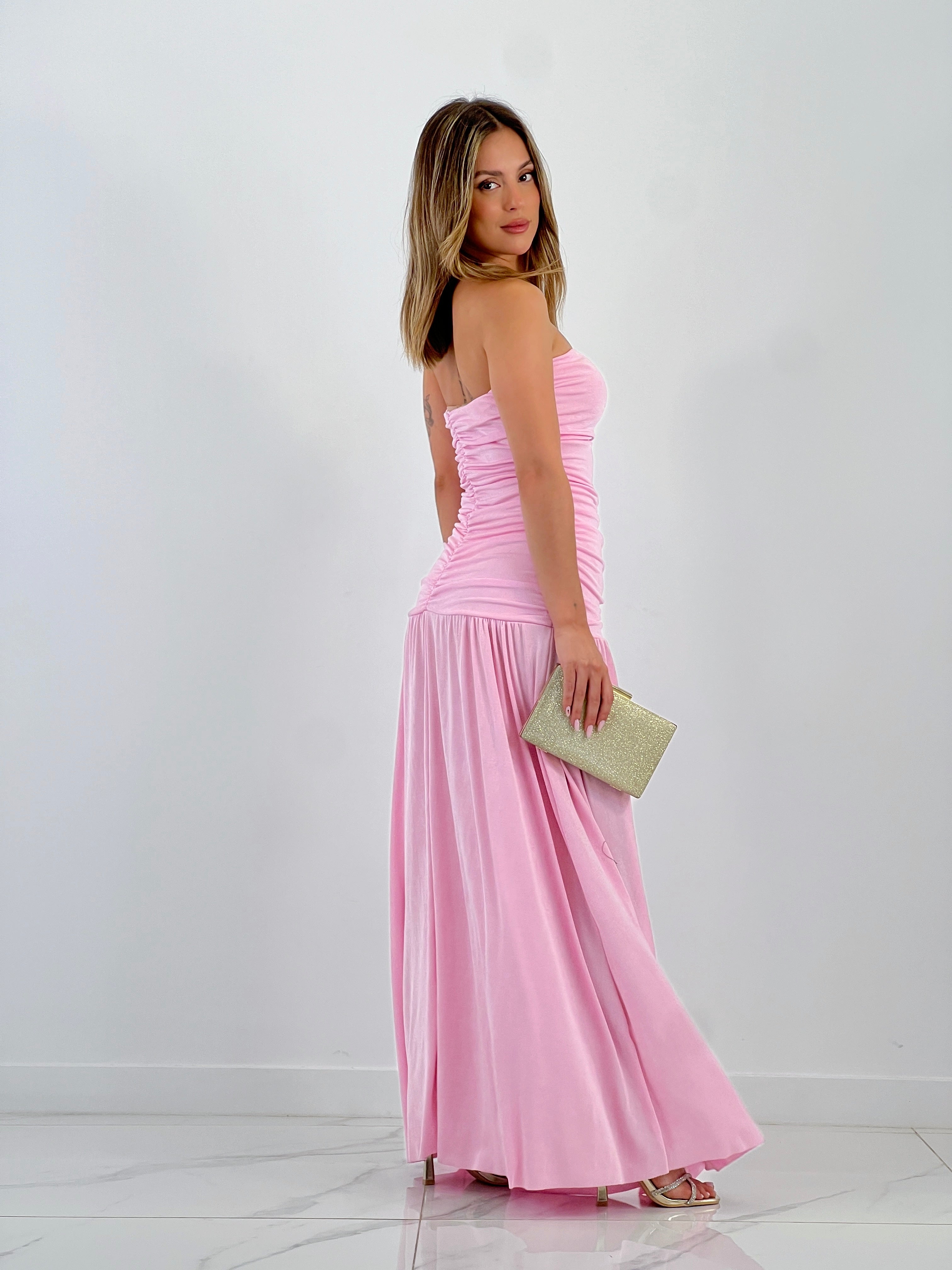 Vestido volantes fular Marina