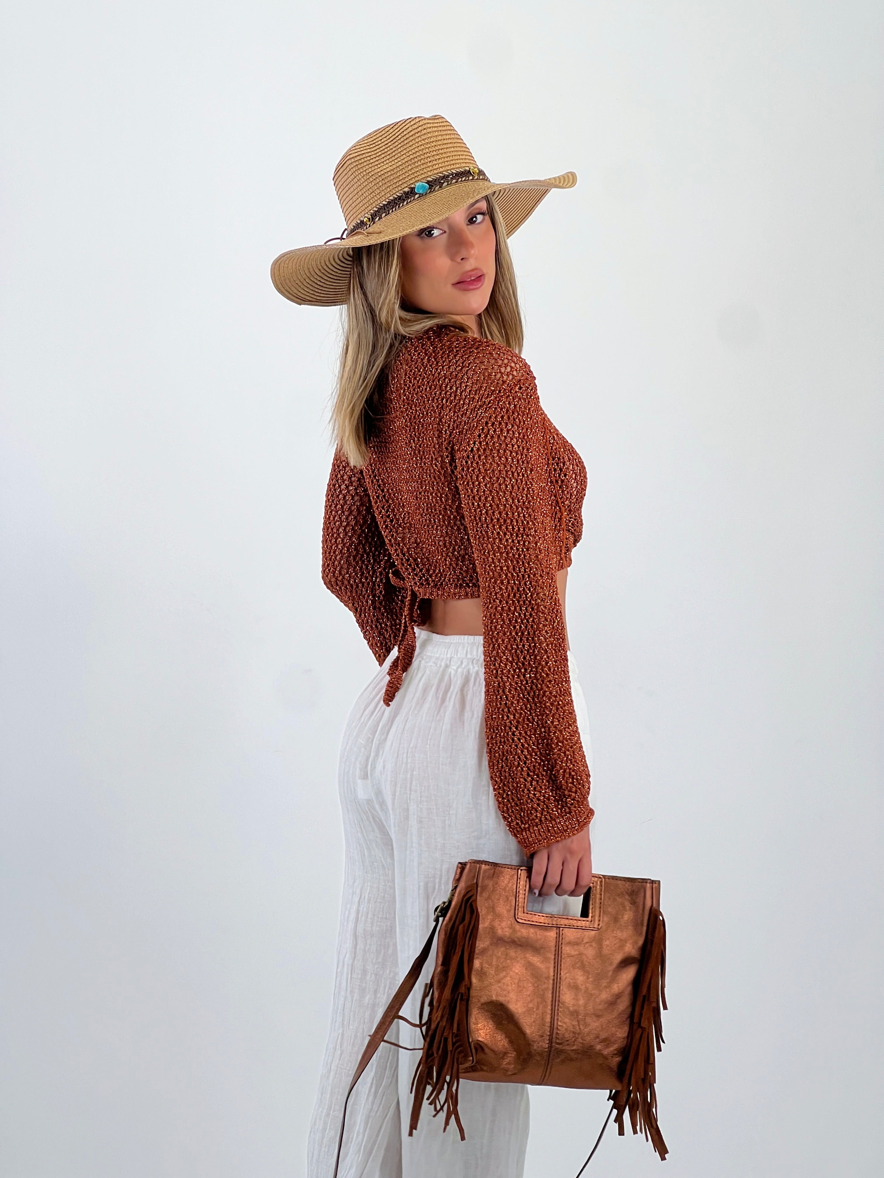 Torera de punt metal·litzada