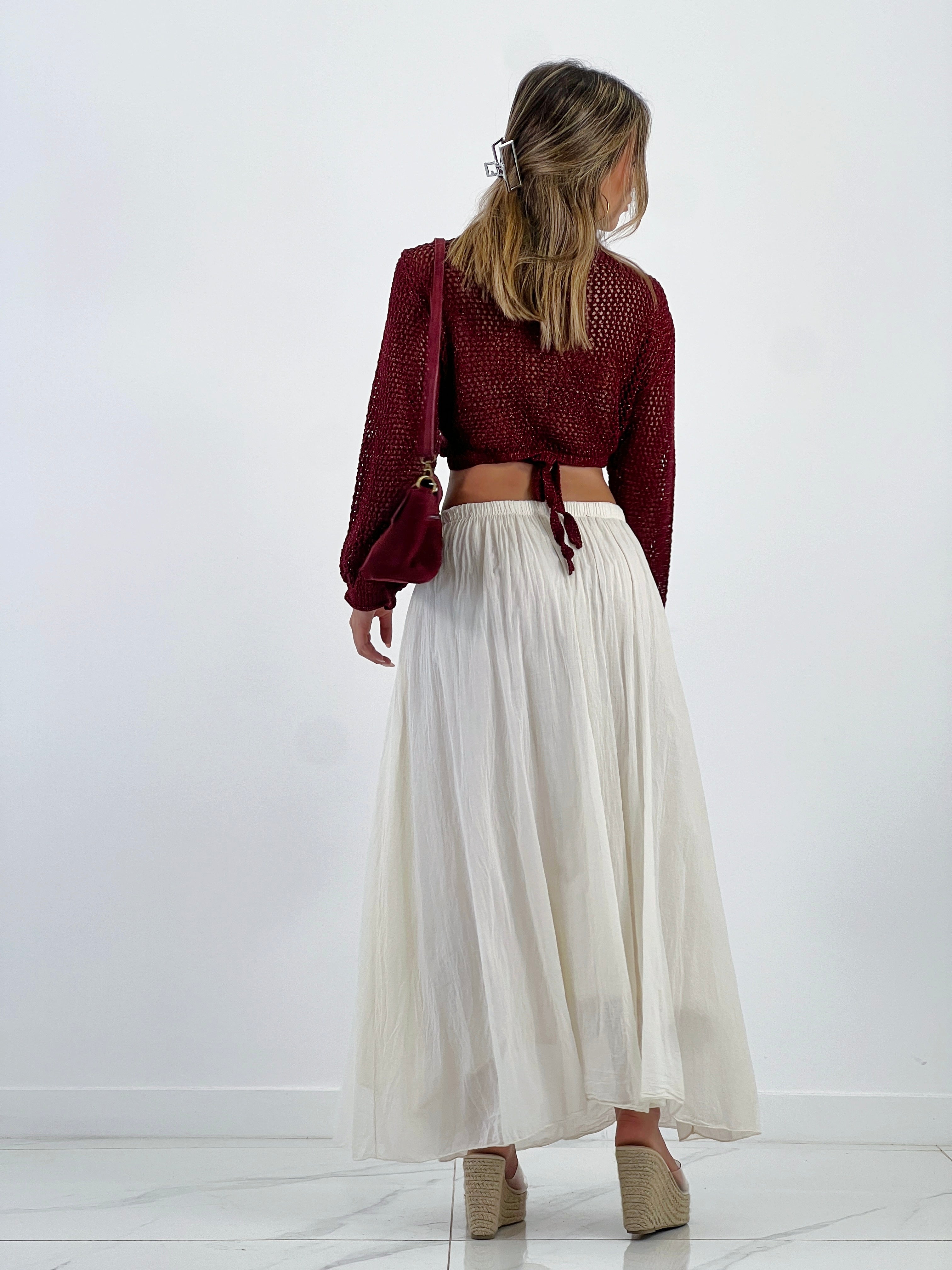 Torera de punt metal·litzada