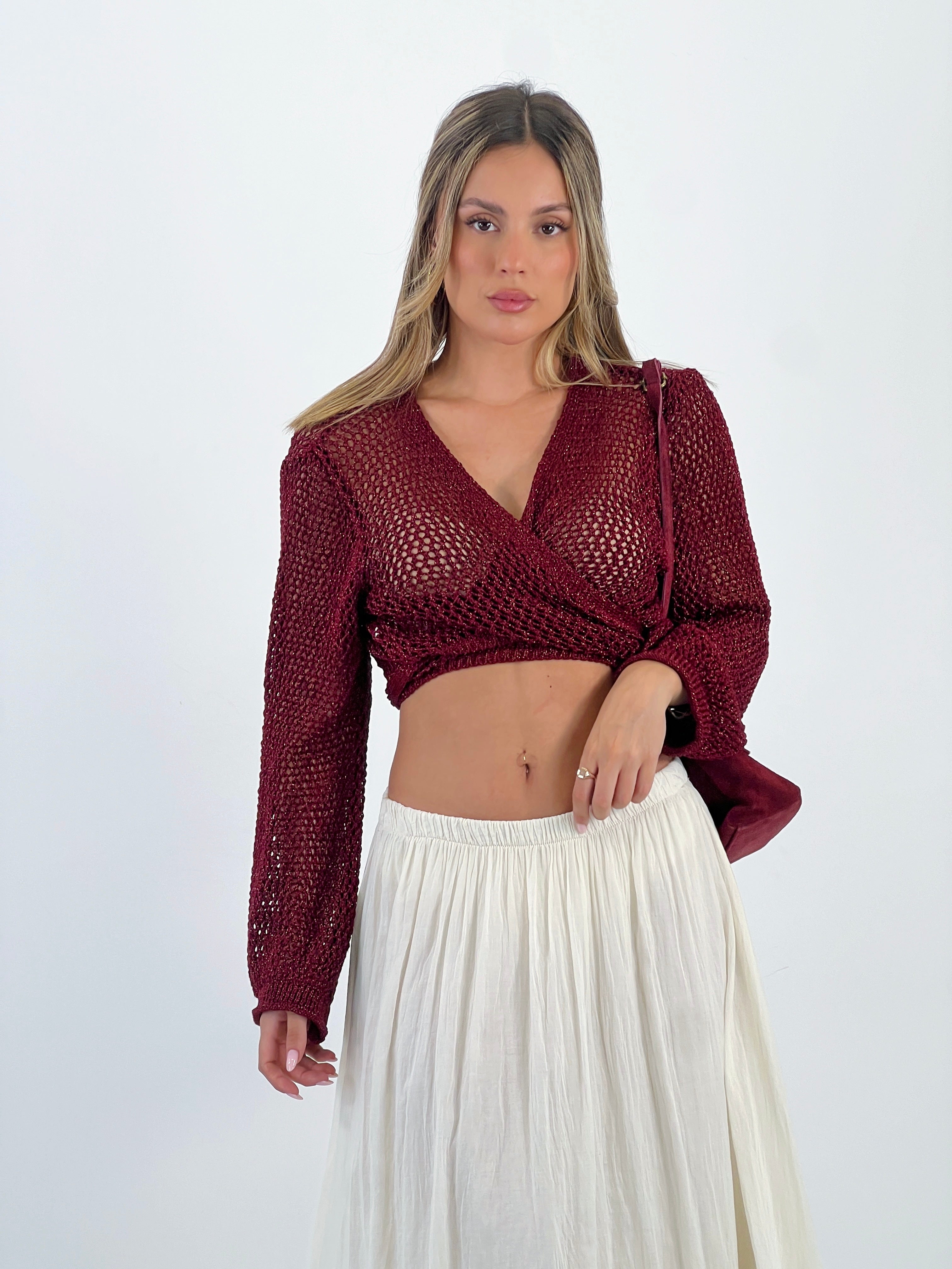 Torera de punt metal·litzada