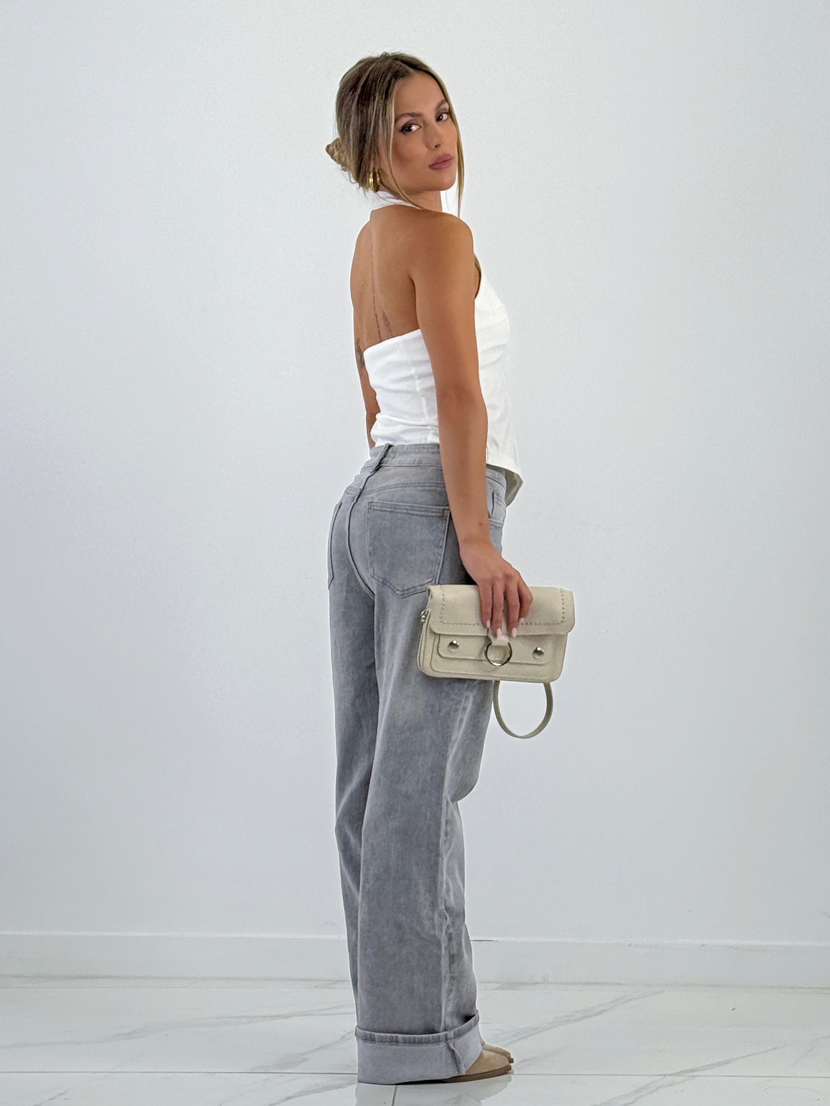 Top chaleco cremallera