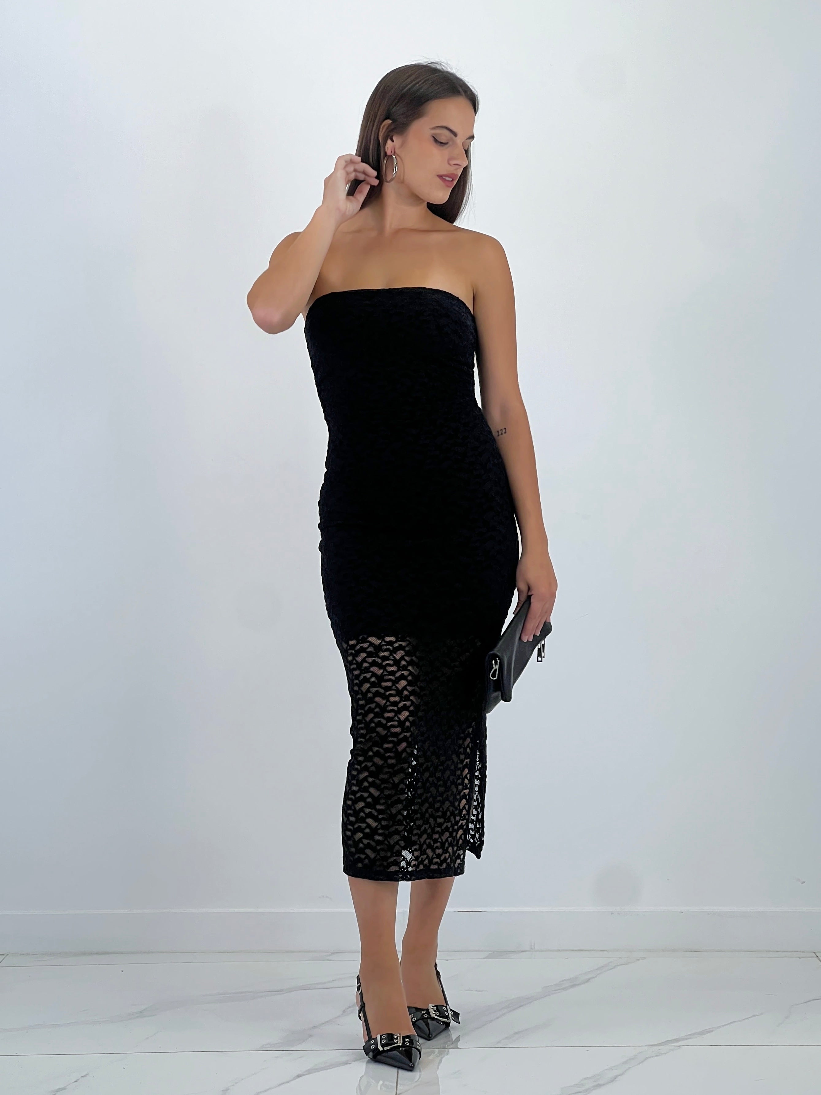 Vestido palabra de honor velvet - Zebra&Maduixa®